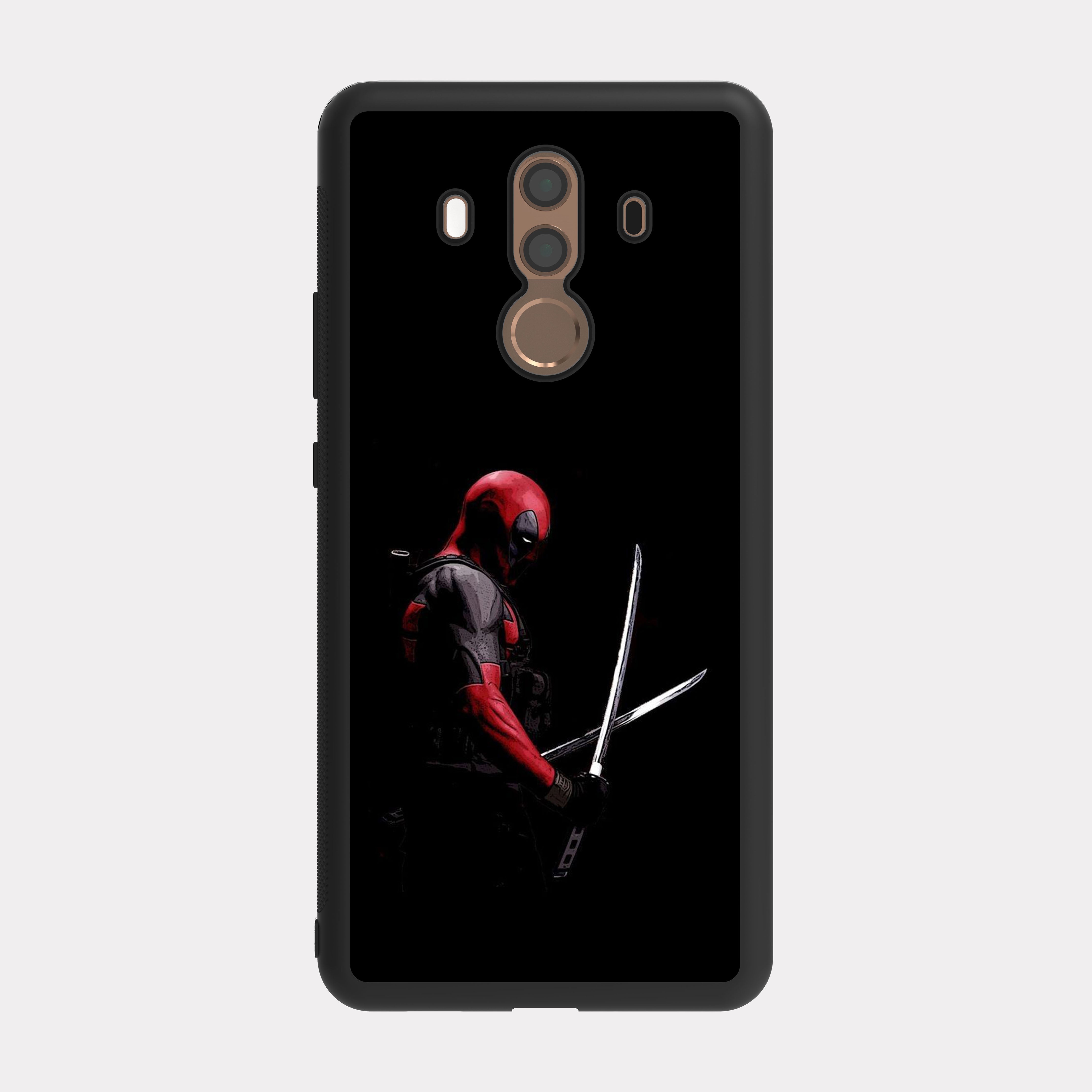 Huawei Mate 10 case cover deadpool Red