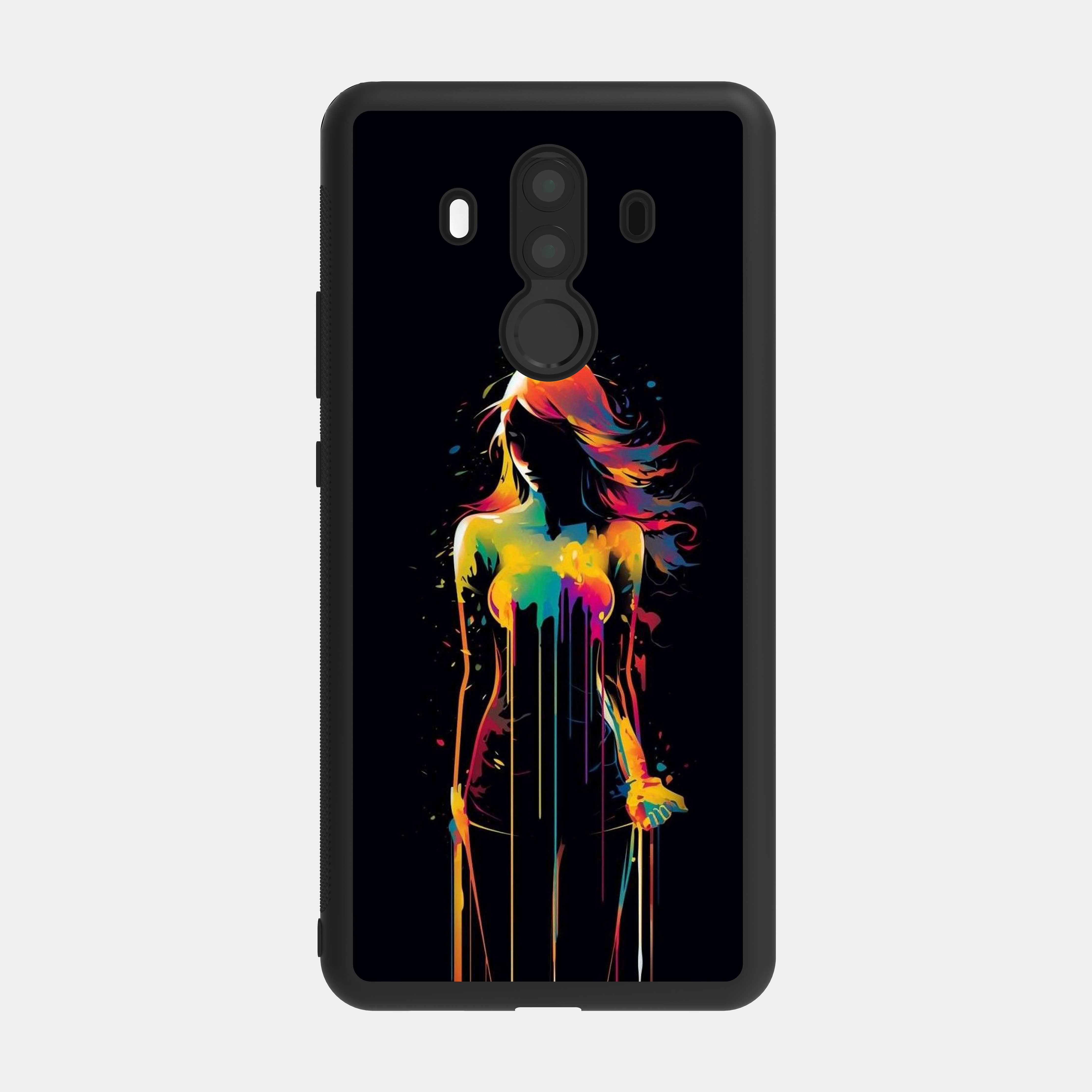 Huawei Mate 10 Pro case cover Multicolour Abstract Drawing