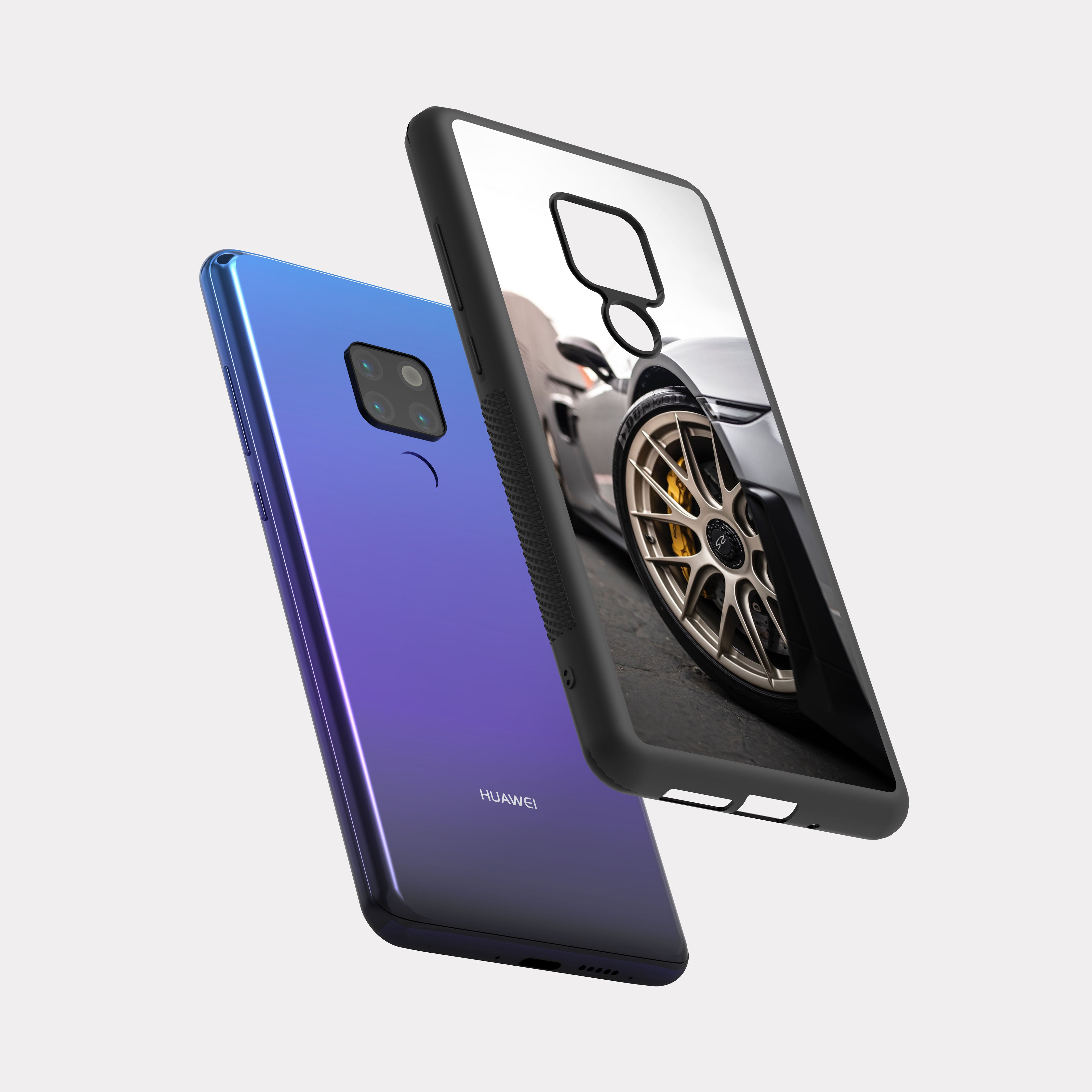 Huawei Mate 20 case cover Porsche GT2 RS Grey
