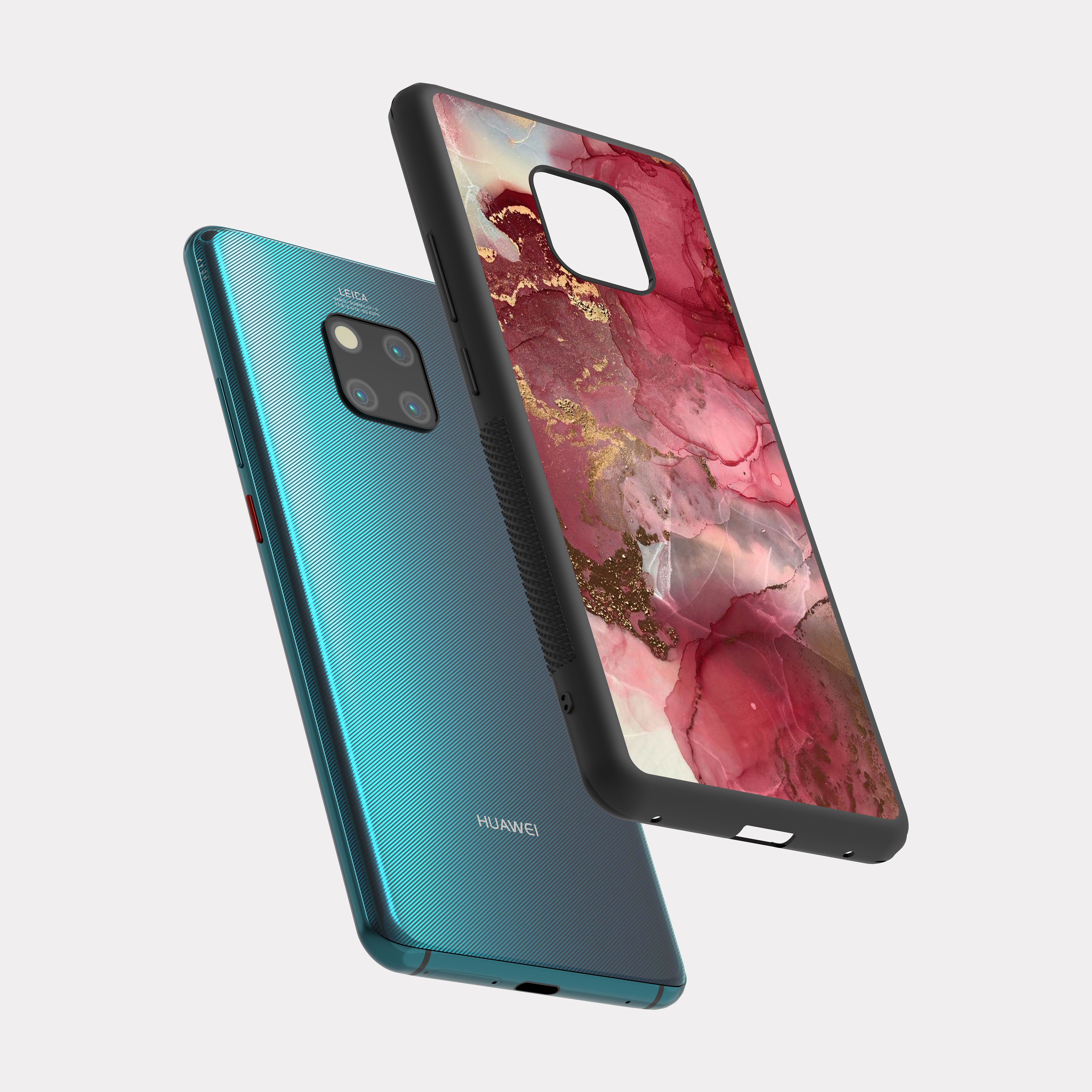 Huawei Mate 20 Pro case cover Red Colors Mixing