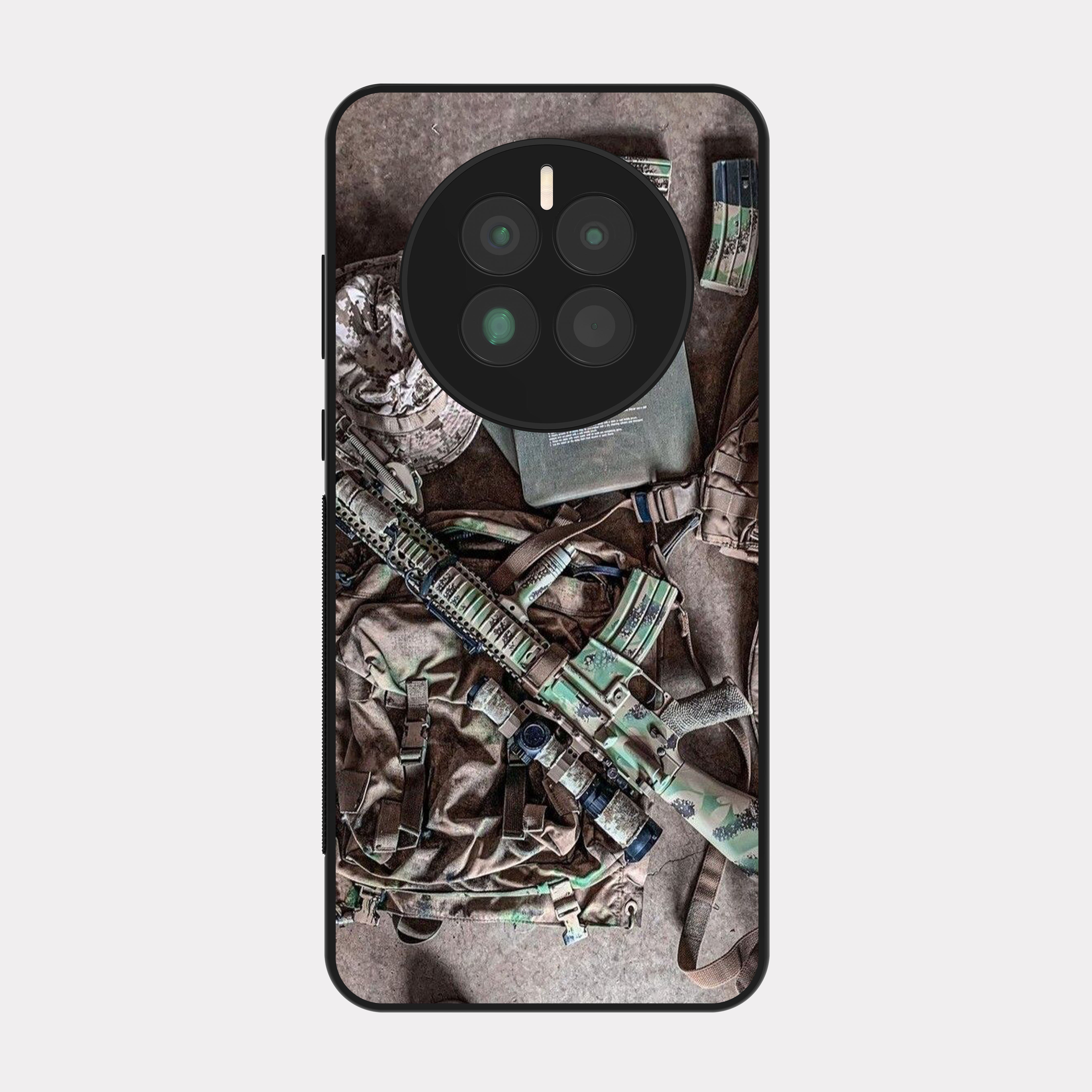 Huawei Mate 50 case cover Military Soldier Equipment Brown