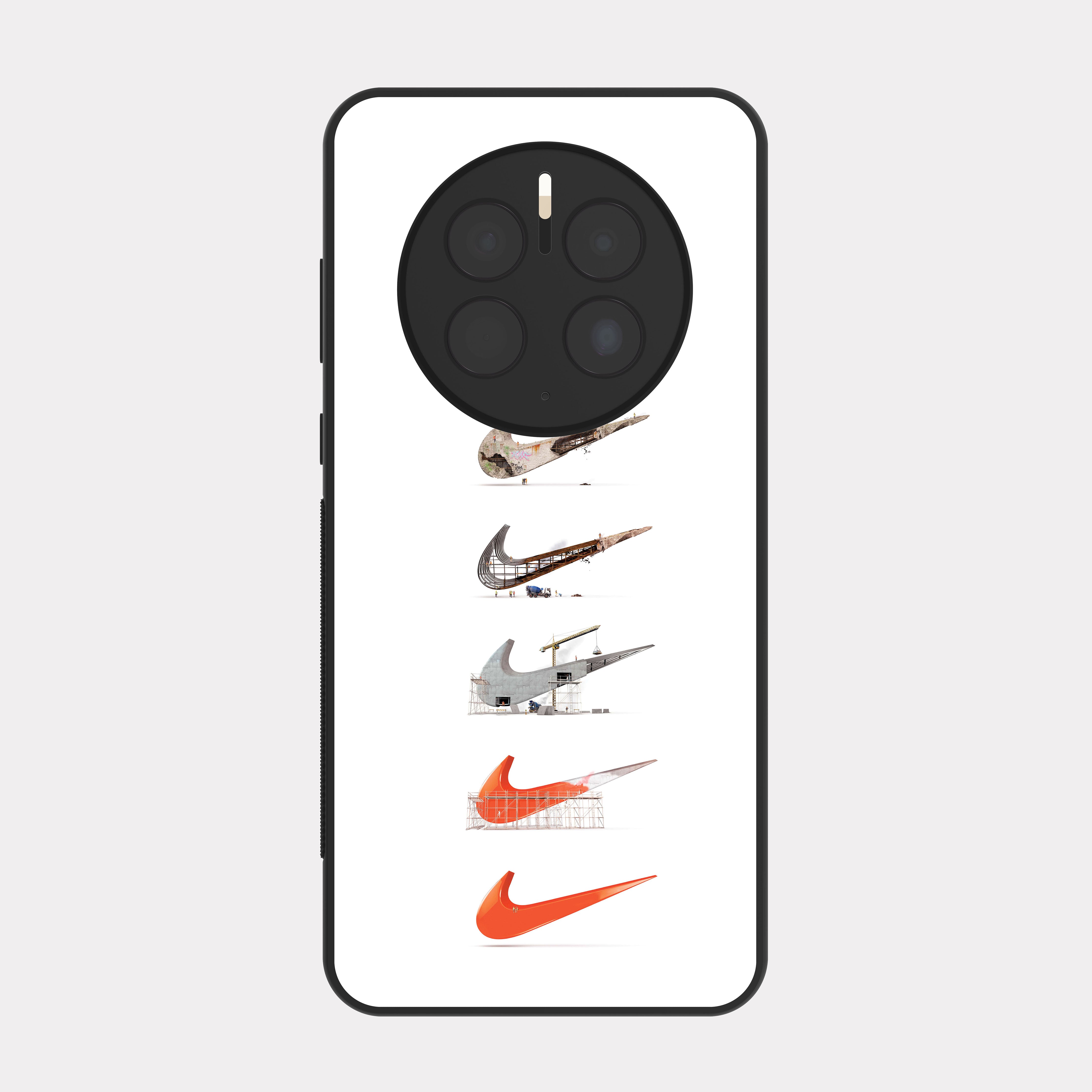 Huawei Mate 50 Pro case cover Nike White