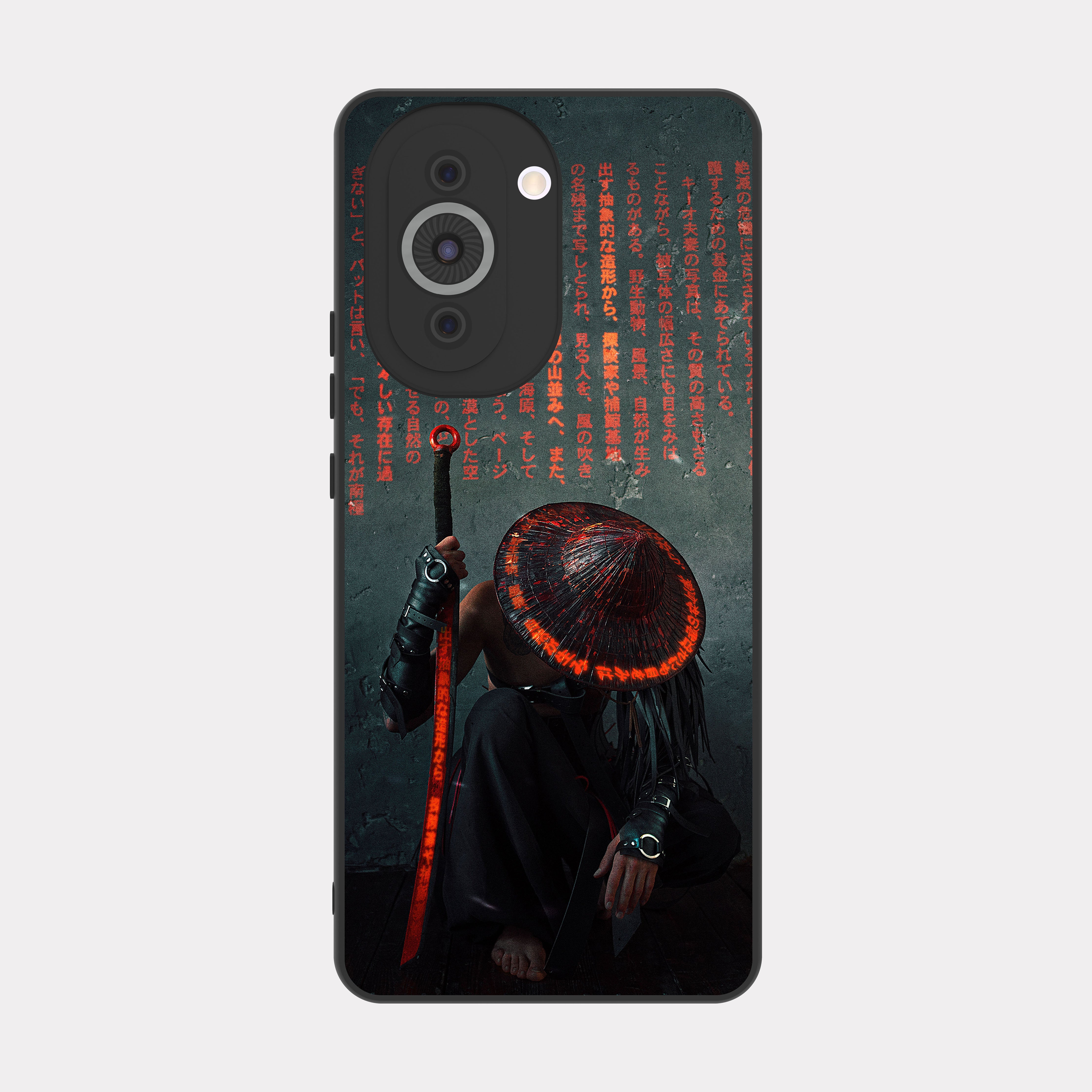 Huawei Nova 10 case cover Japanese Samurai Grey