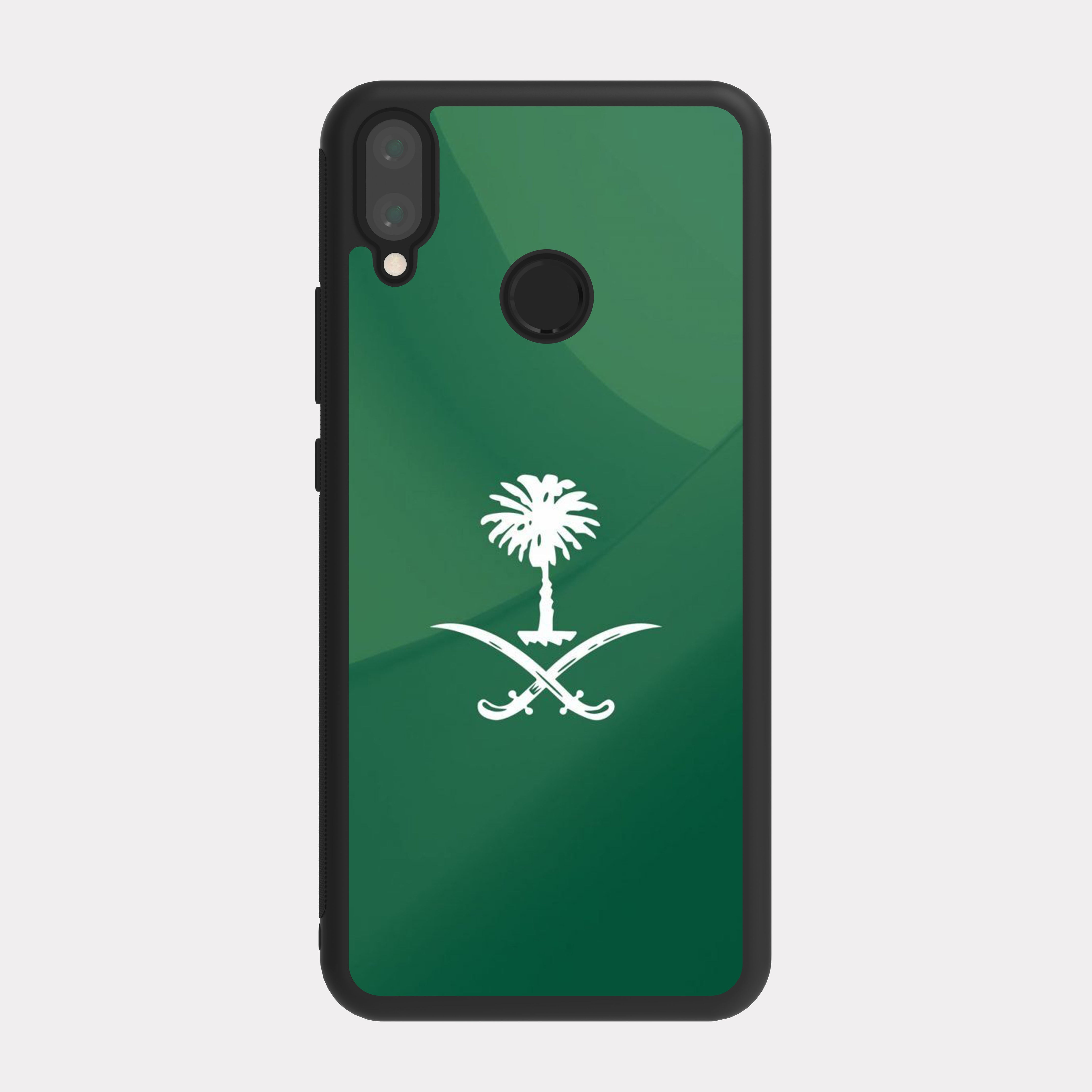Huawei Nova 3i case cover Saudi Arabia White and Green