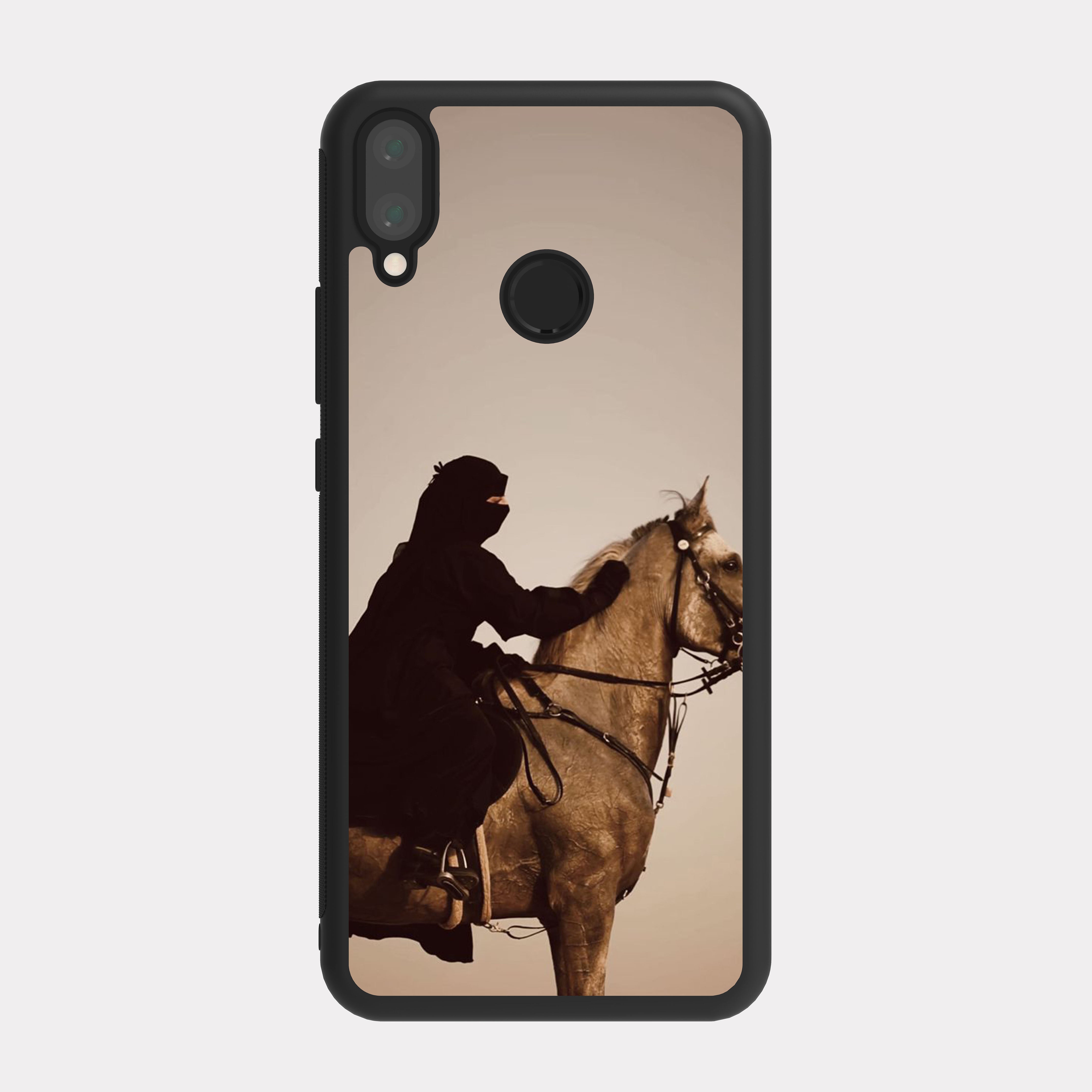 Huawei Nova 3i case cover Horsewoman Beige