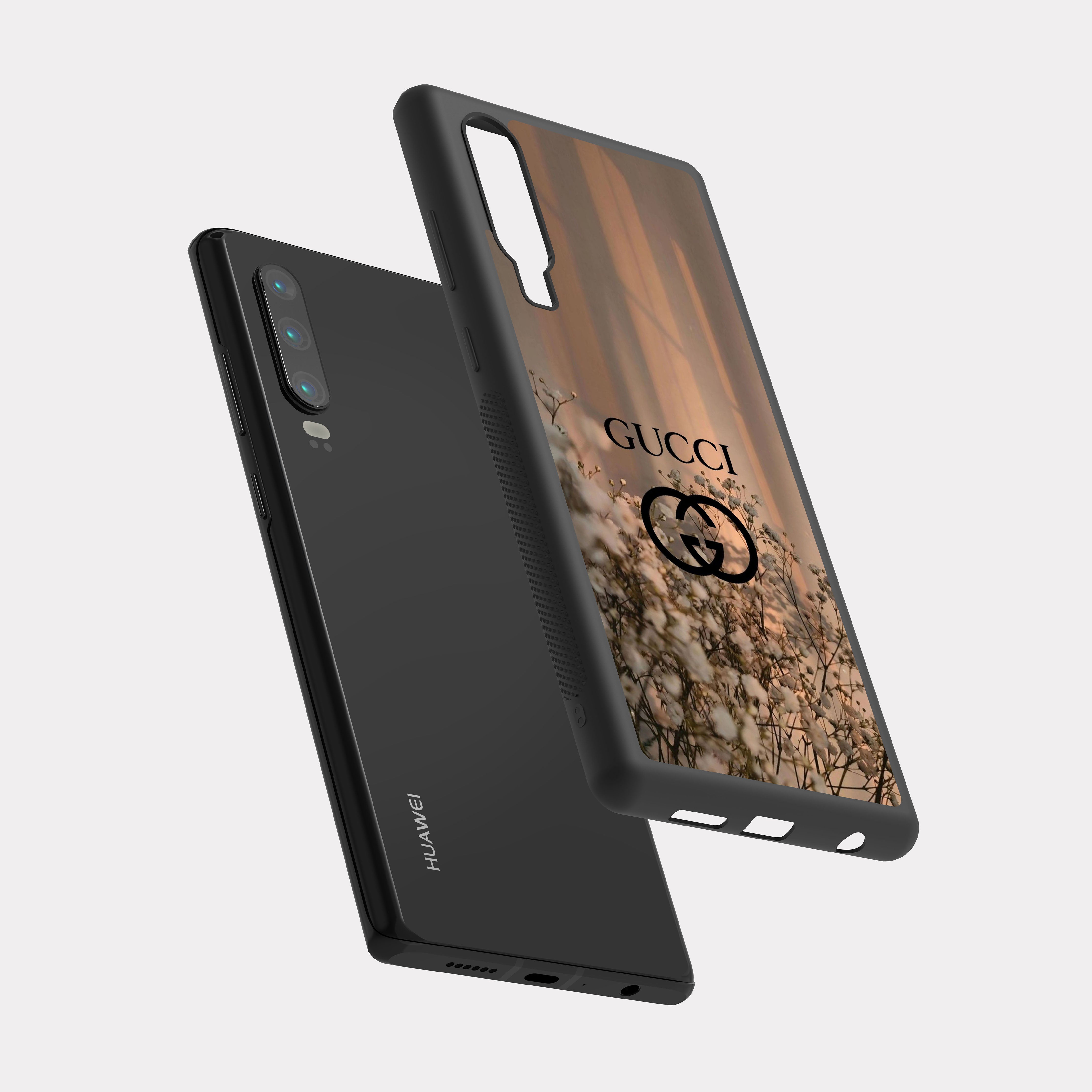 Huawei P30 case cover Gucci White
