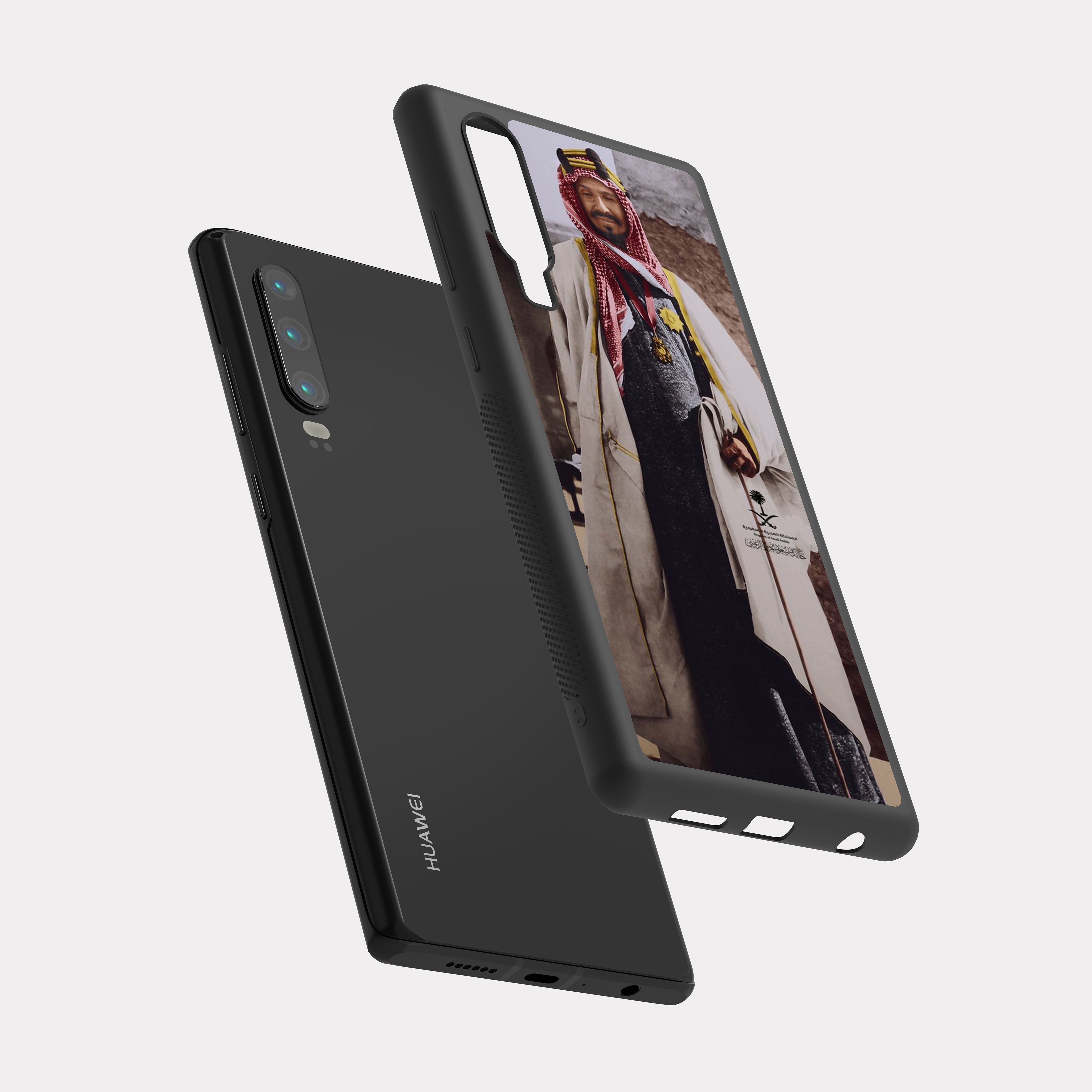 Huawei P30 case cover King Abdulaziz Al saud Multicolour