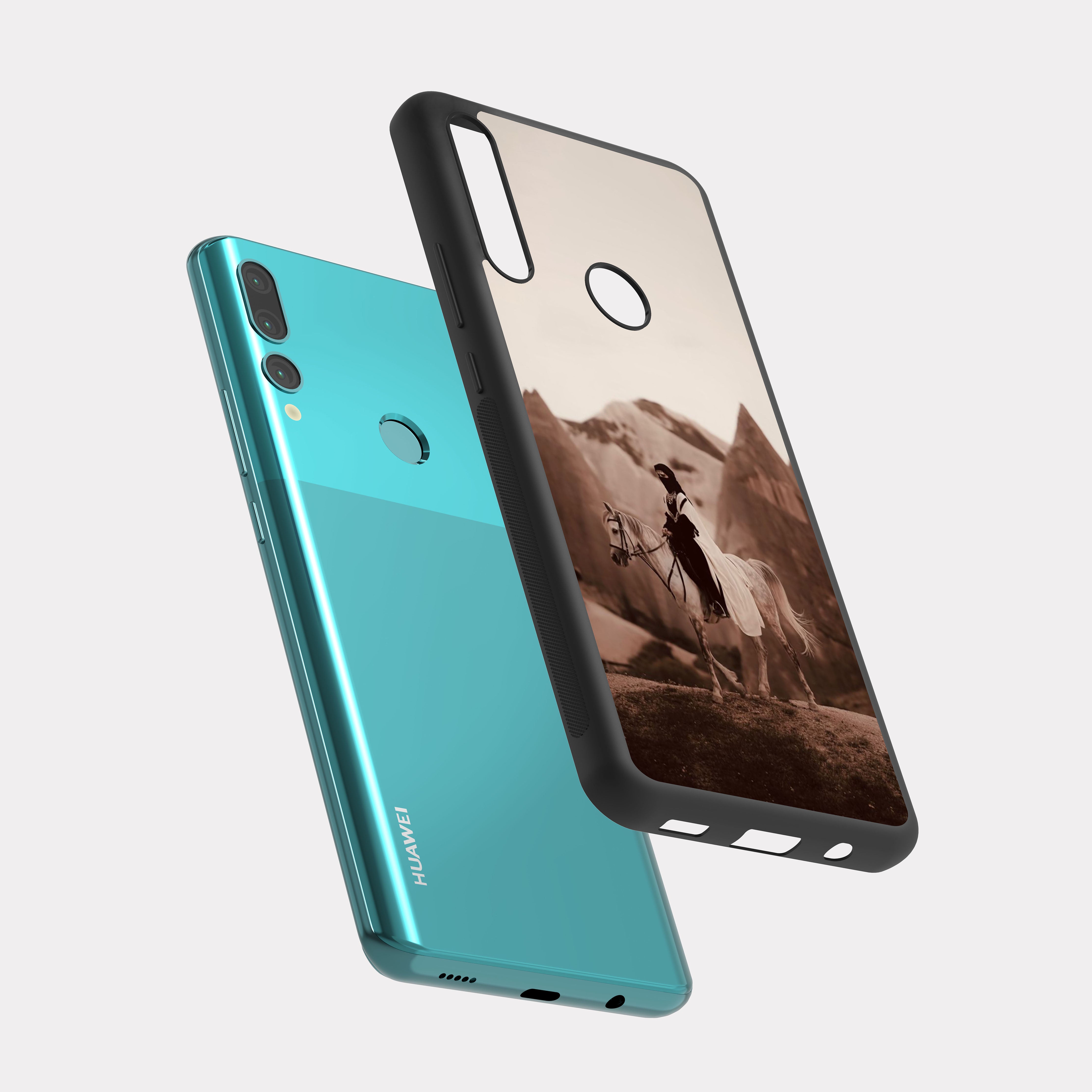 Huawei Y9 prime case cover Horsewoman Mountains Beige