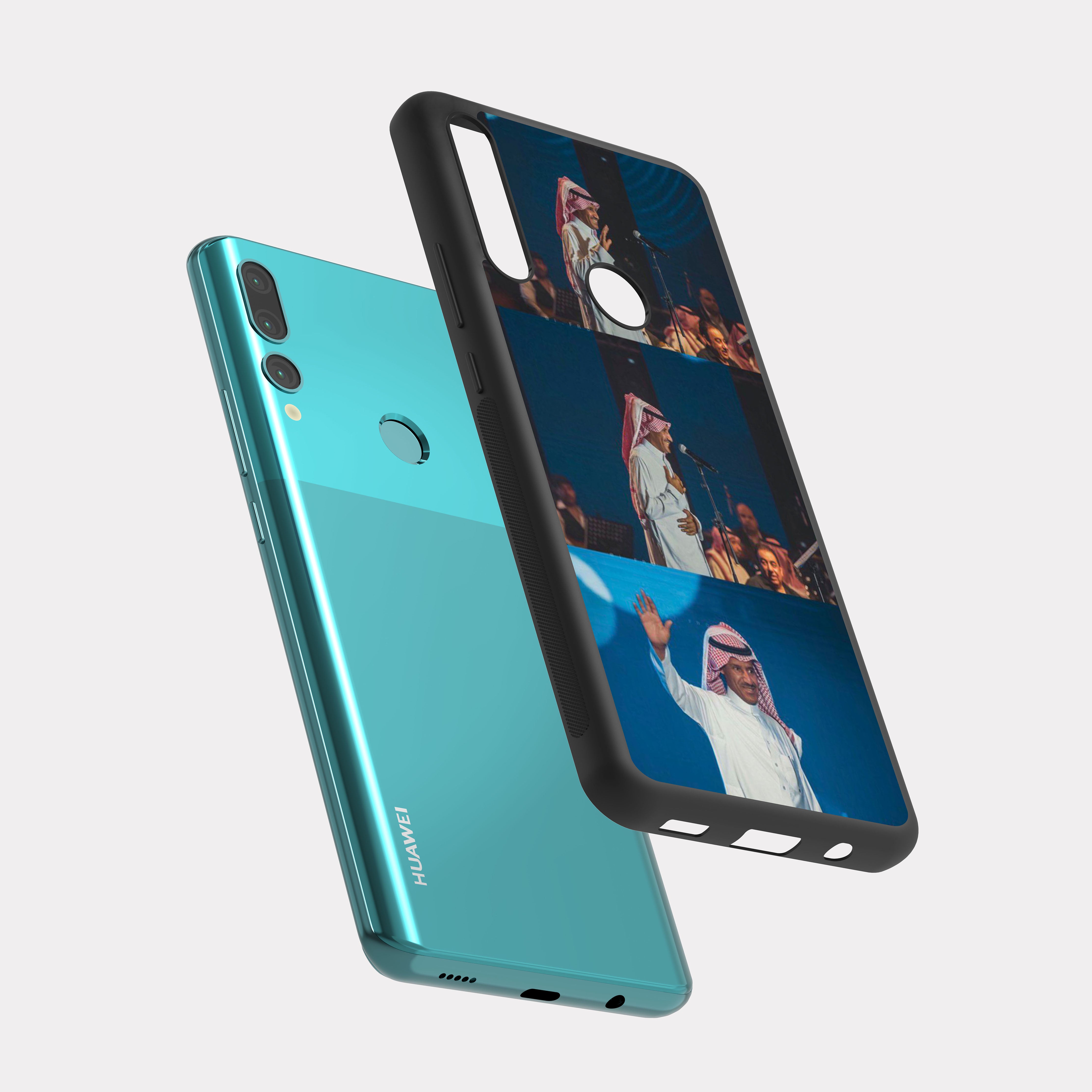 Huawei Y9 prime case cover Khalid Abdulrahman Blue