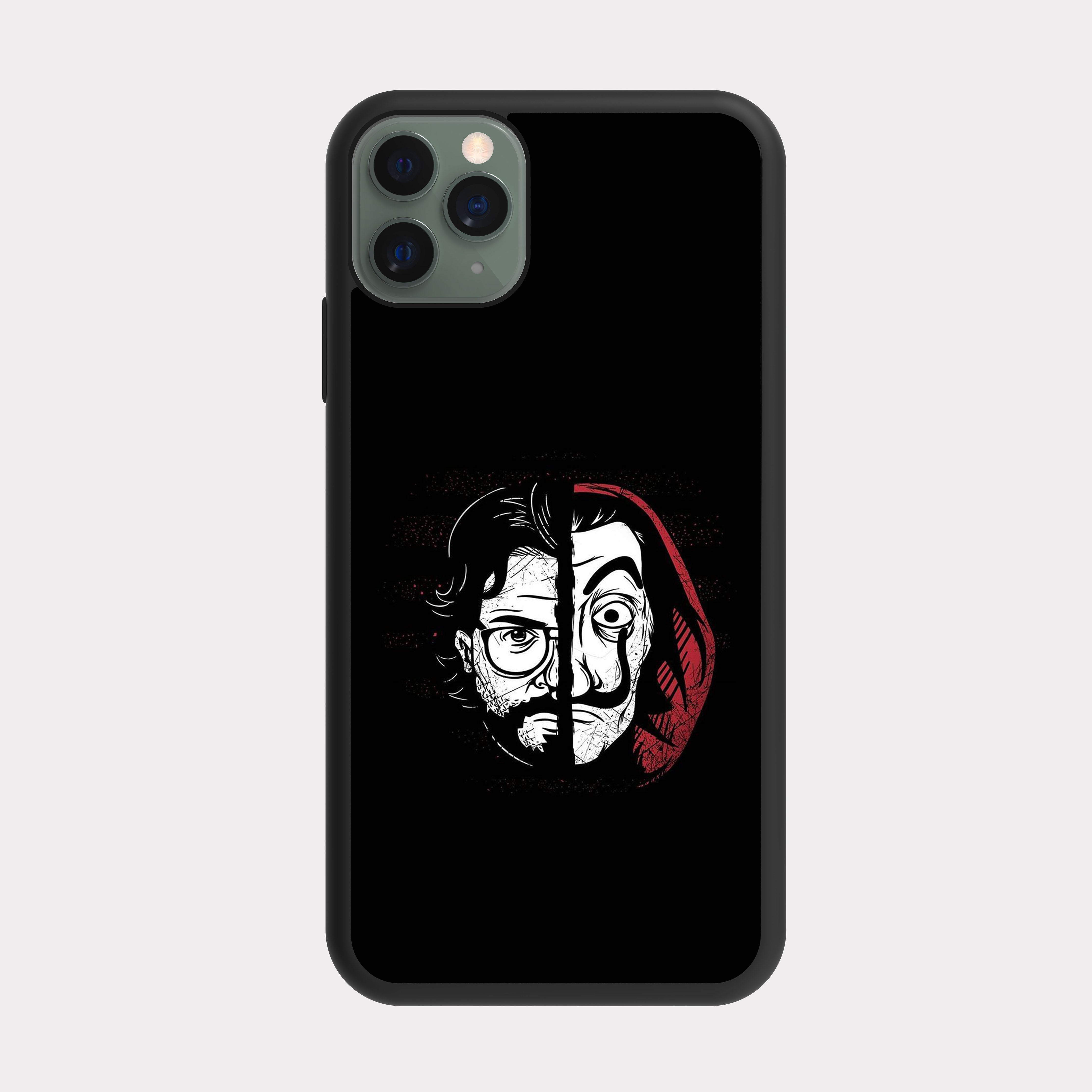 iPhone 11 Pro Max case cover La Casa de Papel Professor White