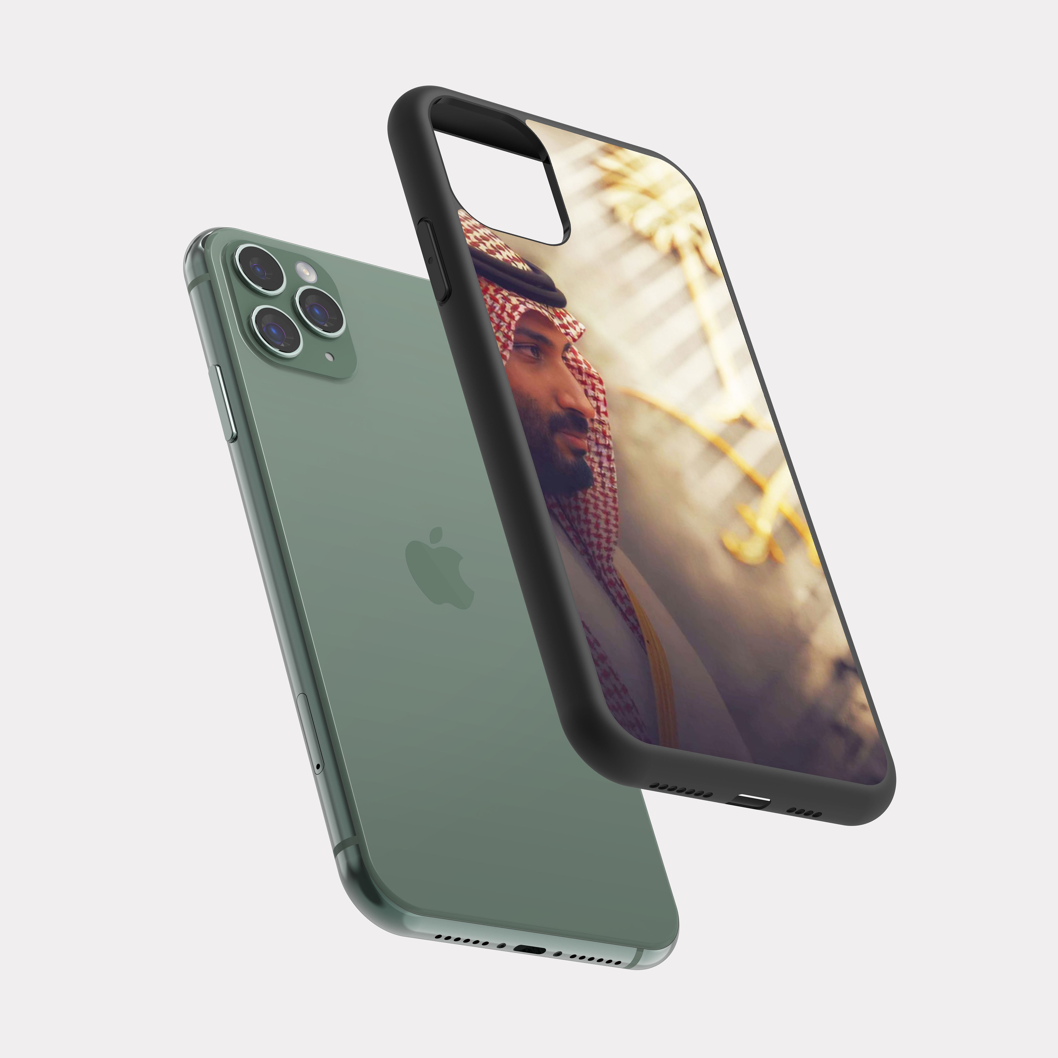 iPhone 11 Pro Max case cover Prince Mohammed bin Salman MBS Gold