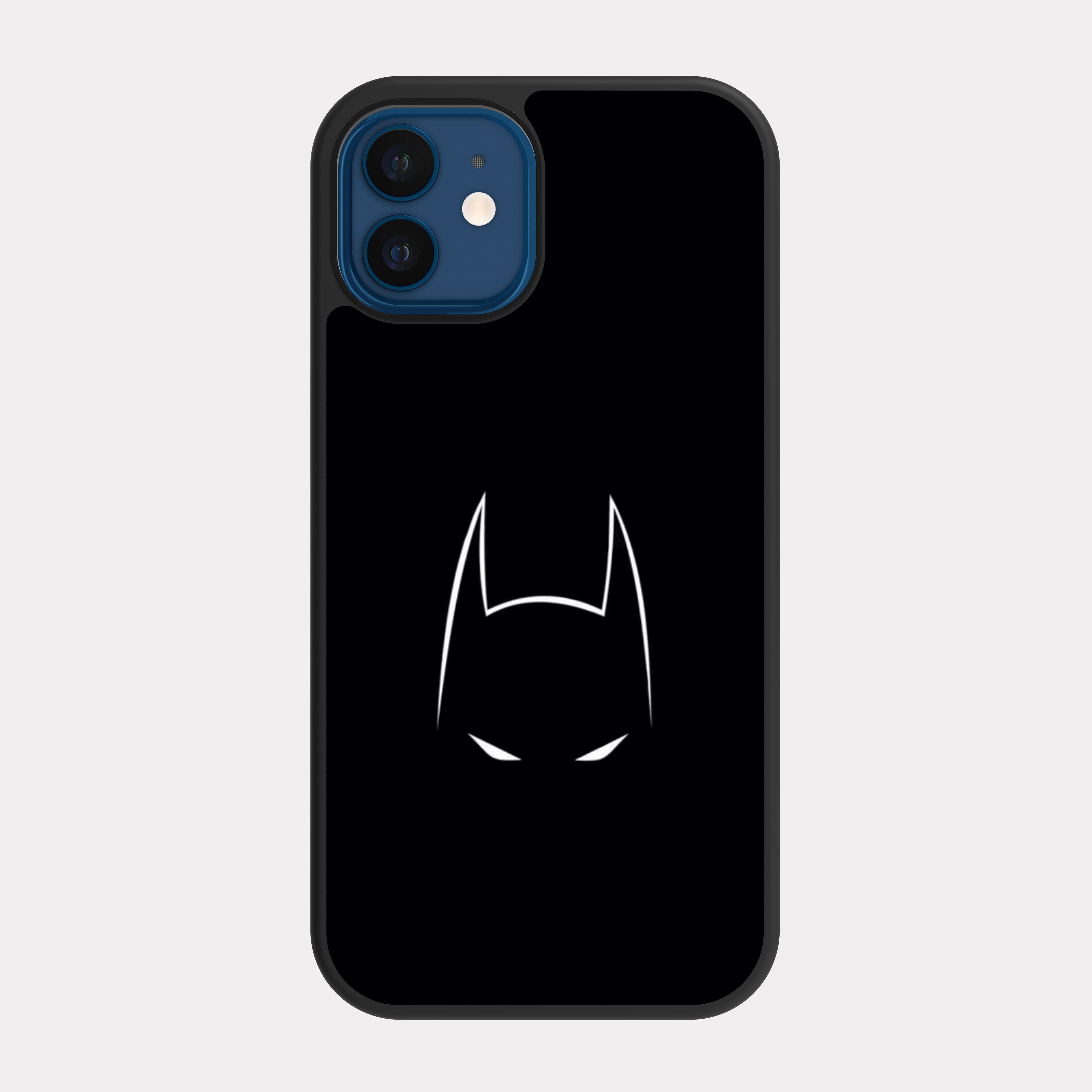 iPhone 12 case cover Batman White Black