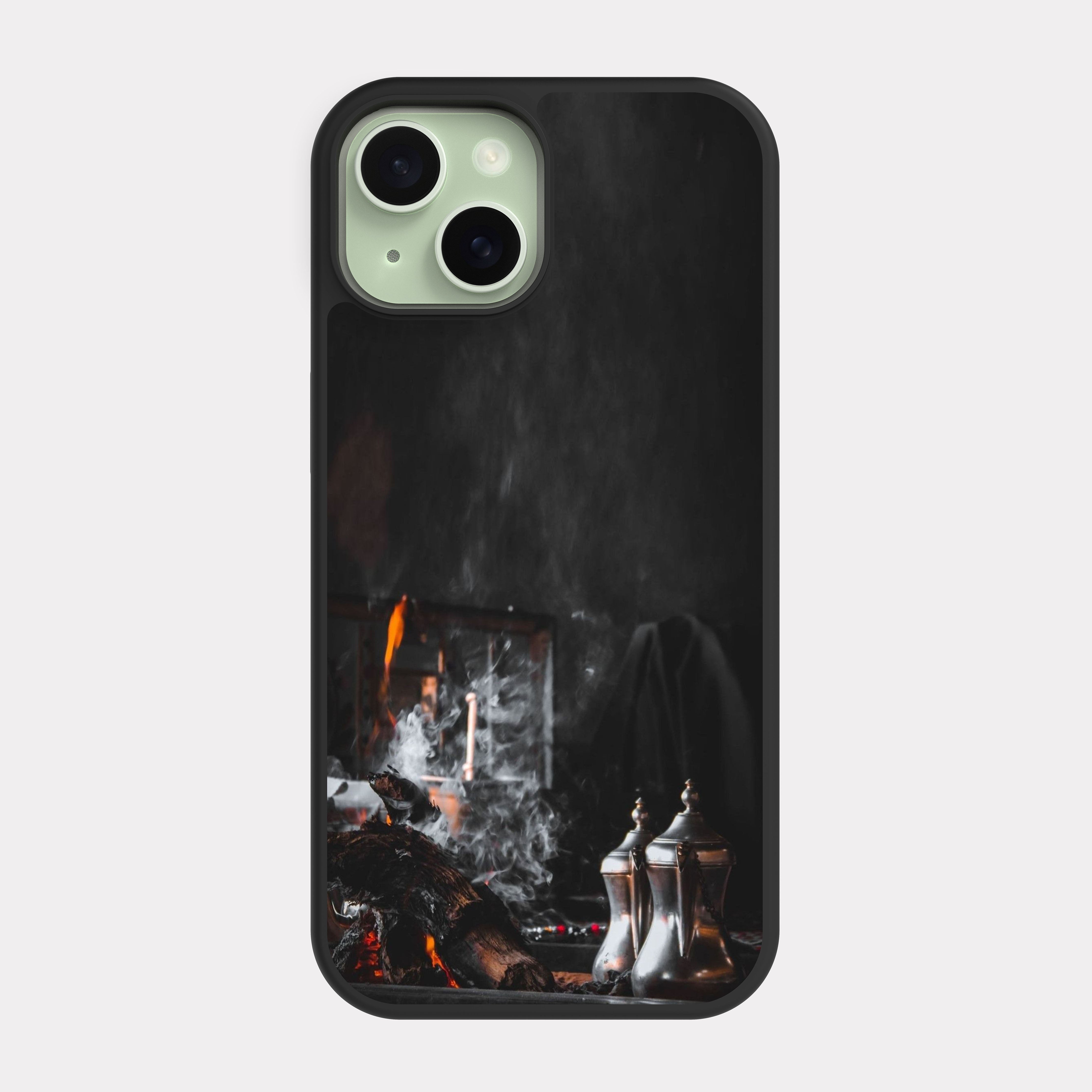 iPhone 15 case cover Dalah And Arabic Coffee Black