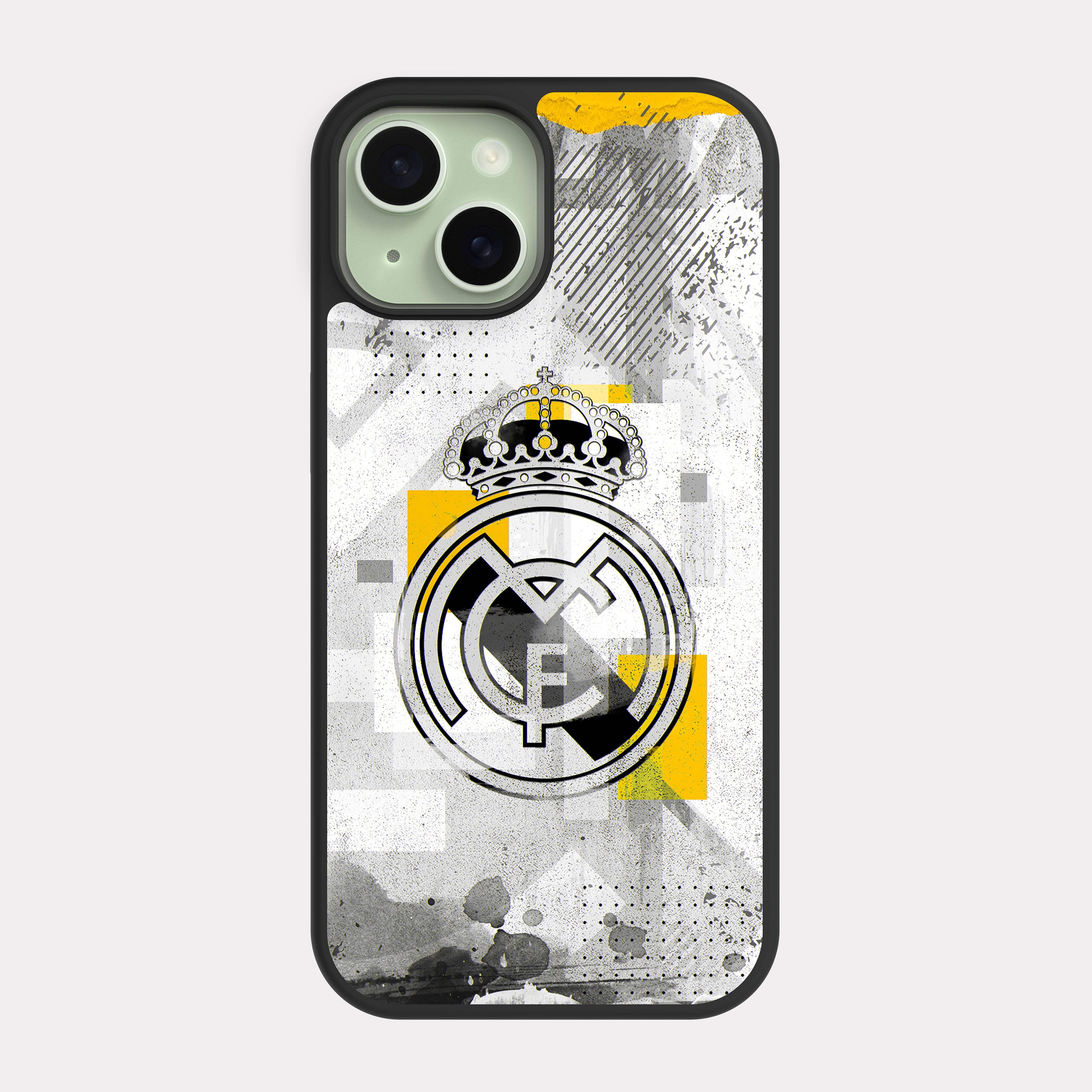 iPhone 15 case cover Real Madrid CF White