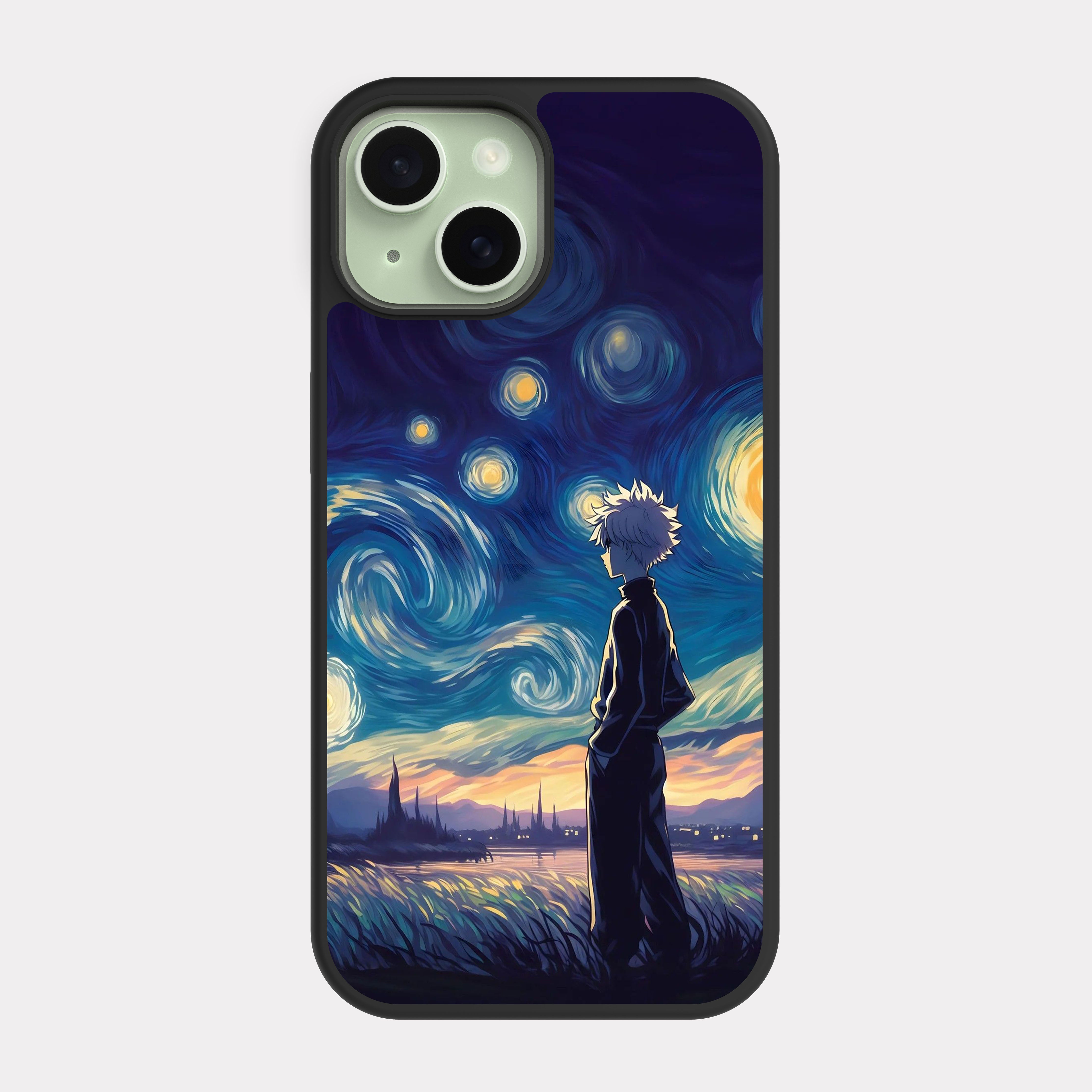 iPhone 15 case cover Hunter x Hunter Killua Blue