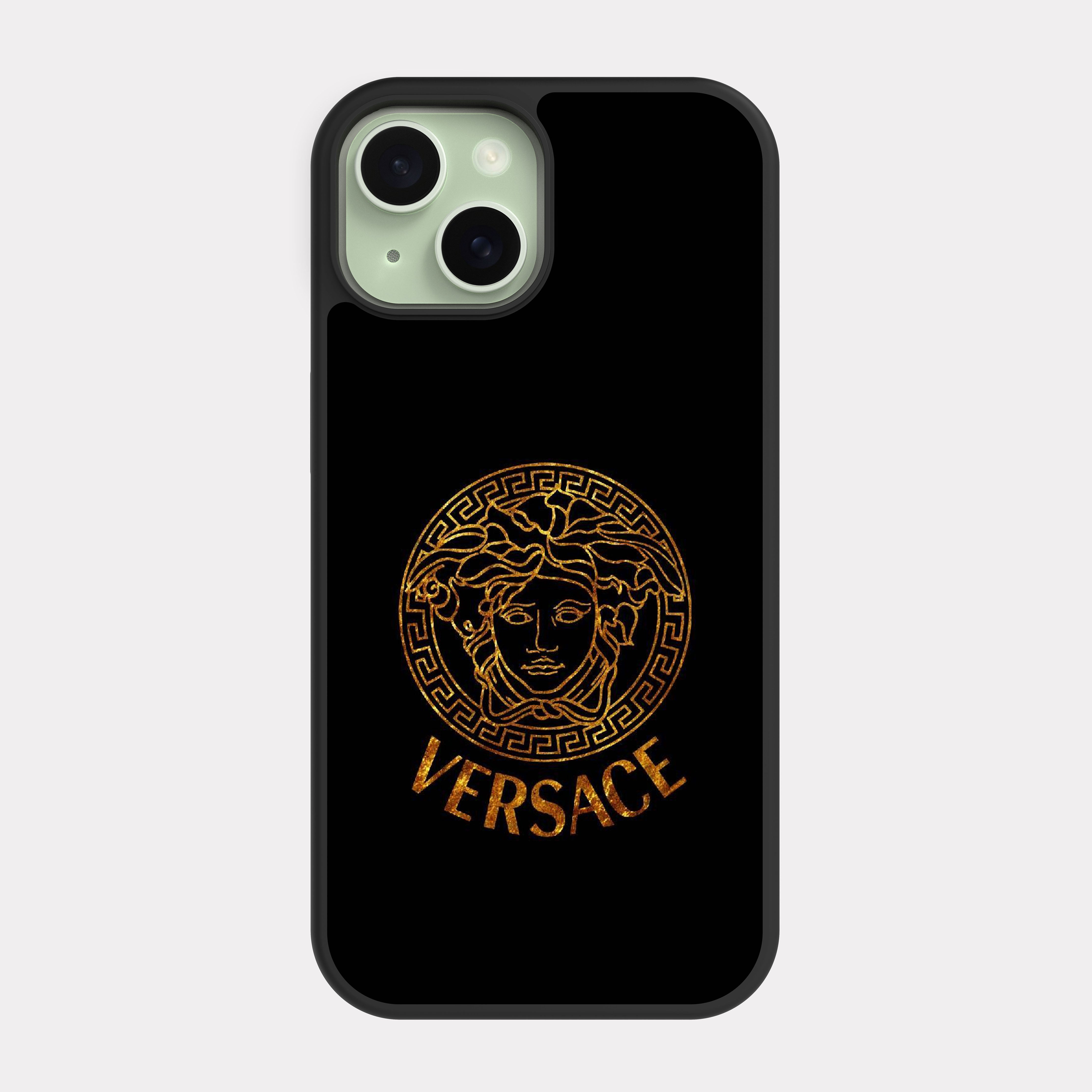 iPhone 15 case cover Versace Black