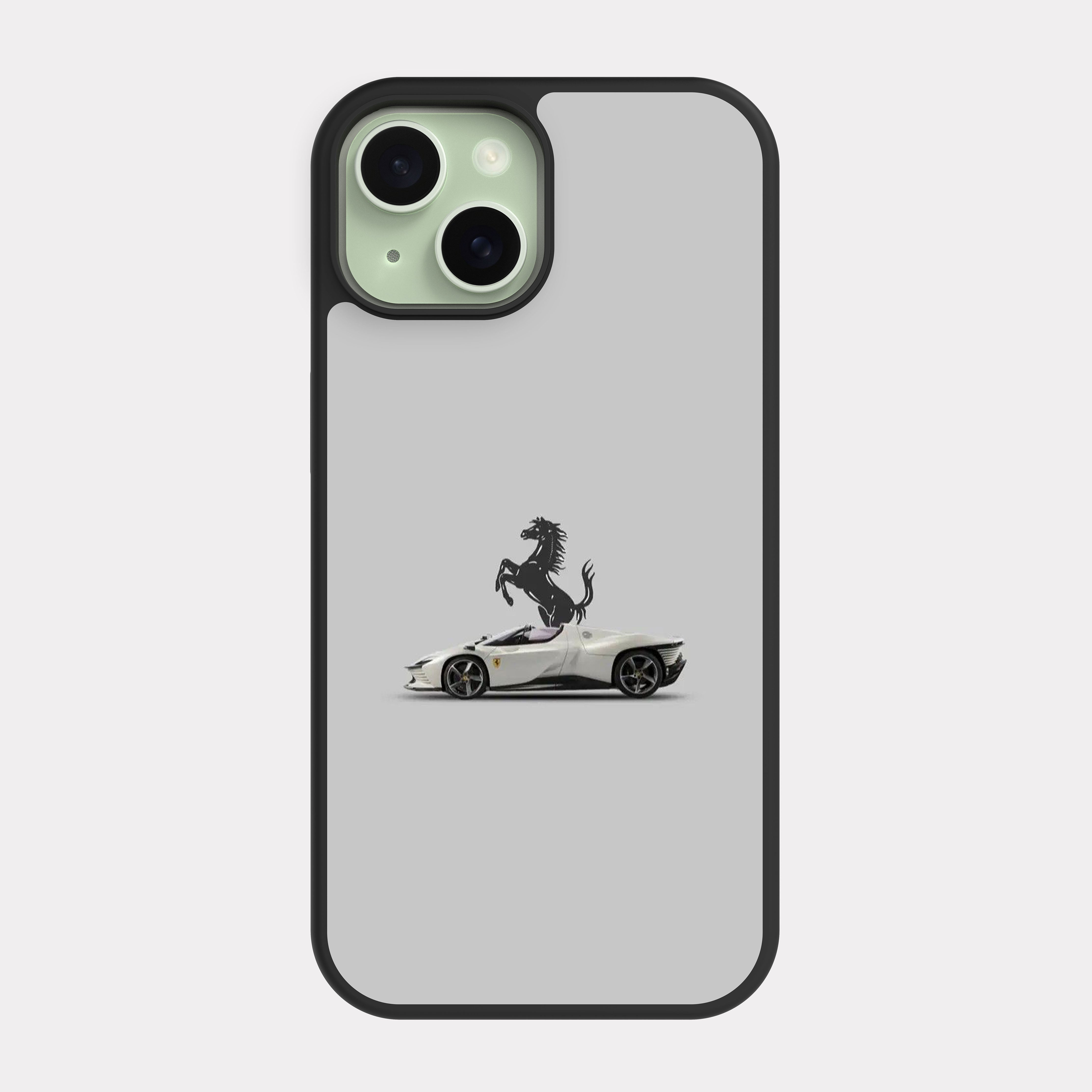 iPhone 15 case cover Ferrari SF90 Stradale Grey