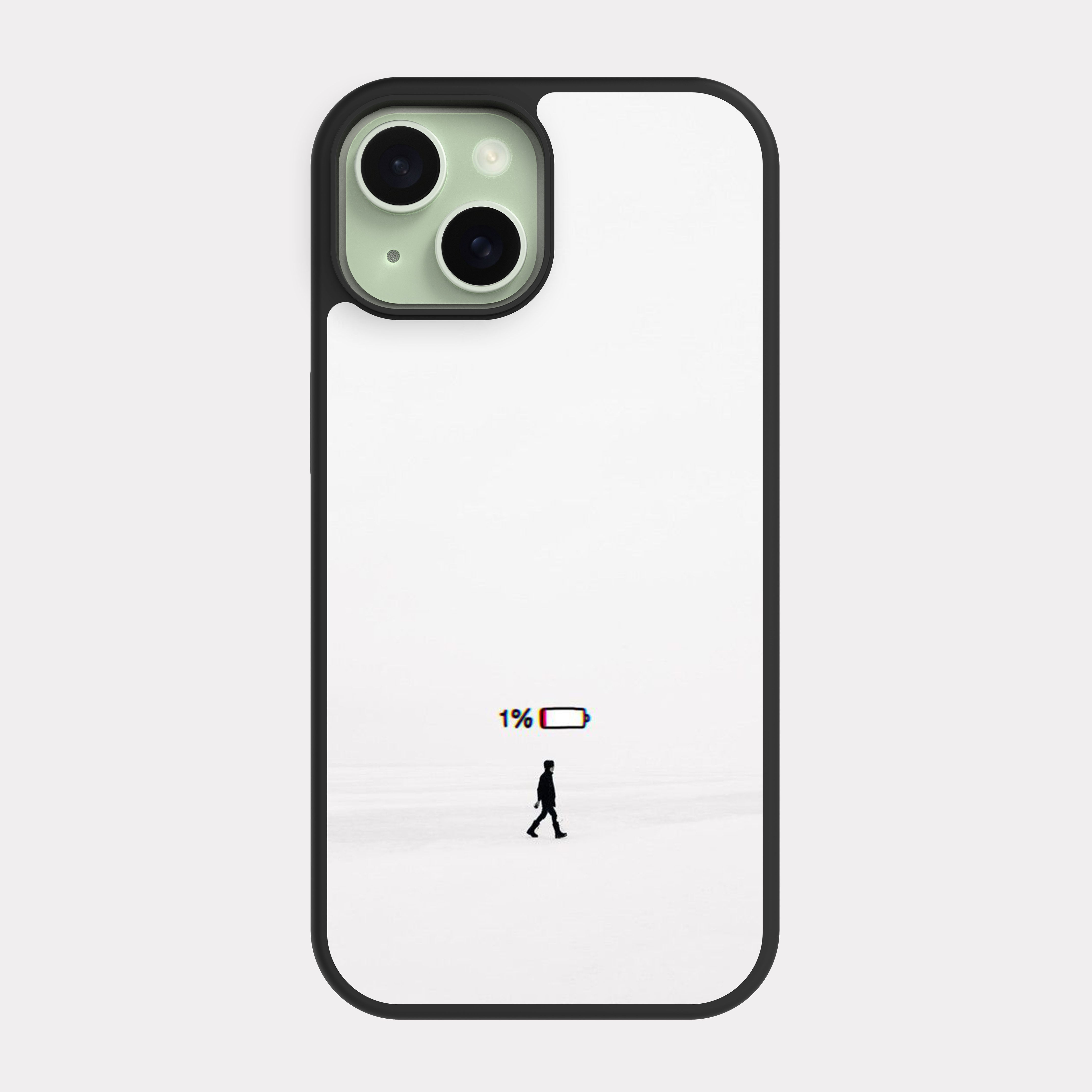 iPhone 15 case cover Elegant White