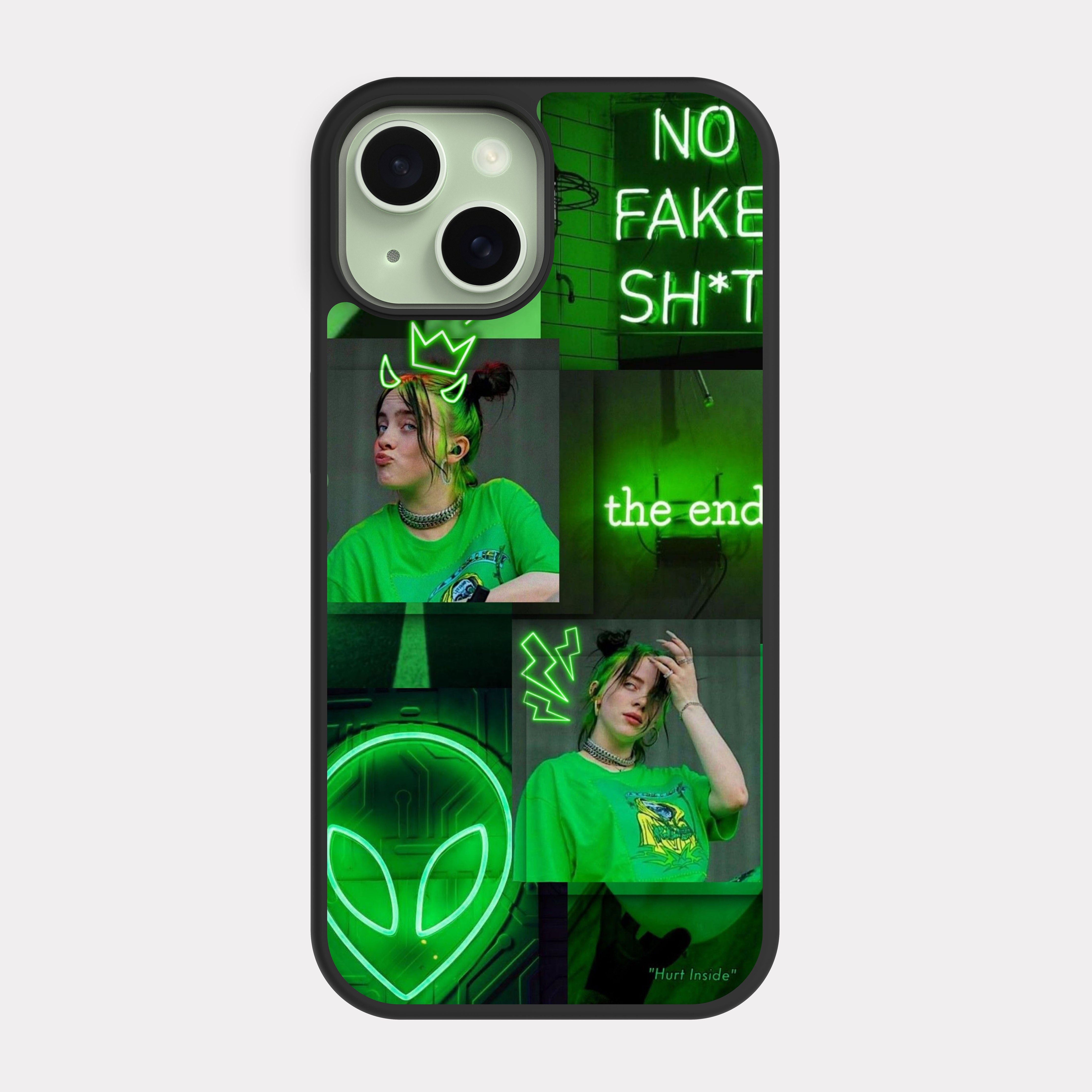 iPhone 15 case cover Billie Eilish Green