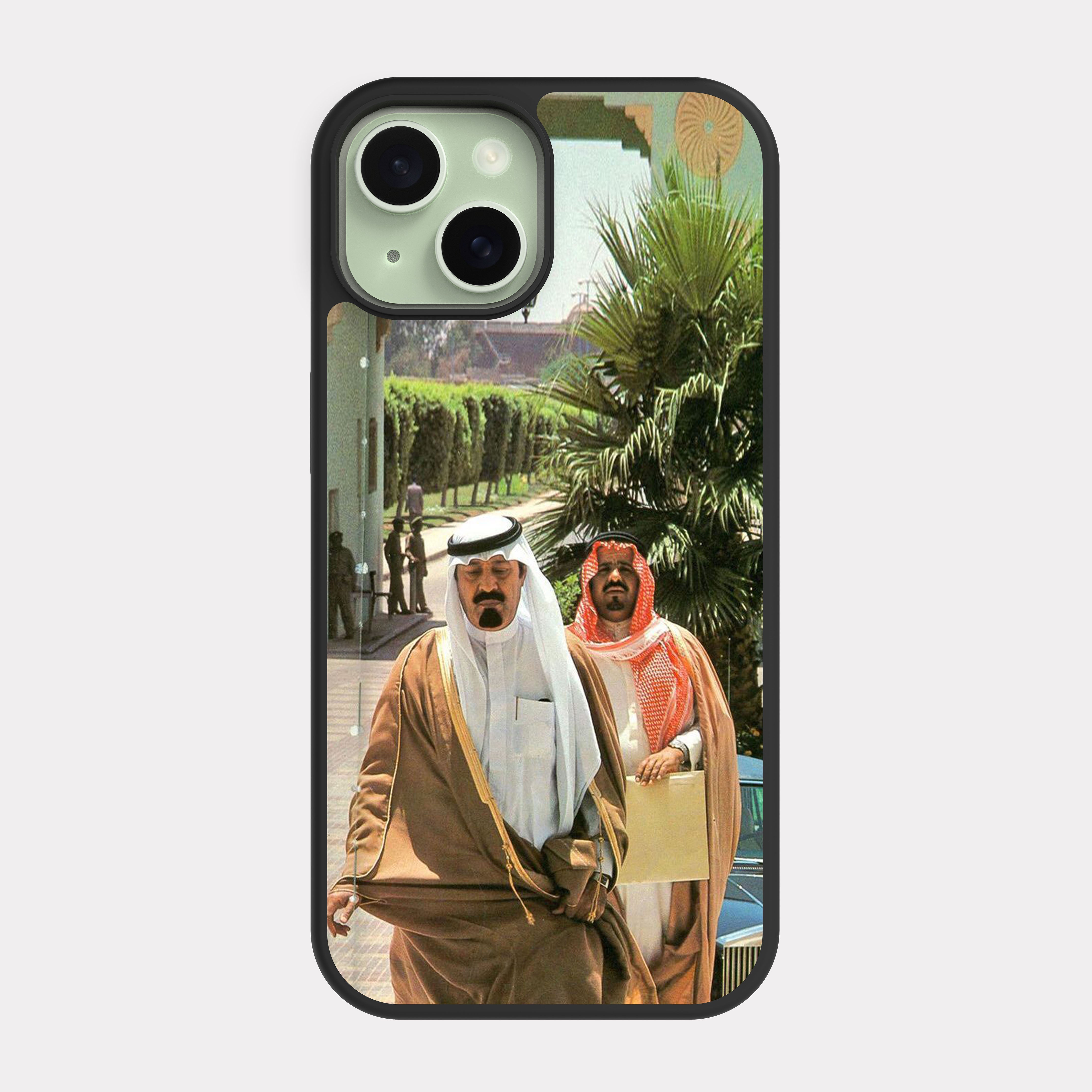 iPhone 15 case cover King Abdullah bin Abdulaziz Multicolour