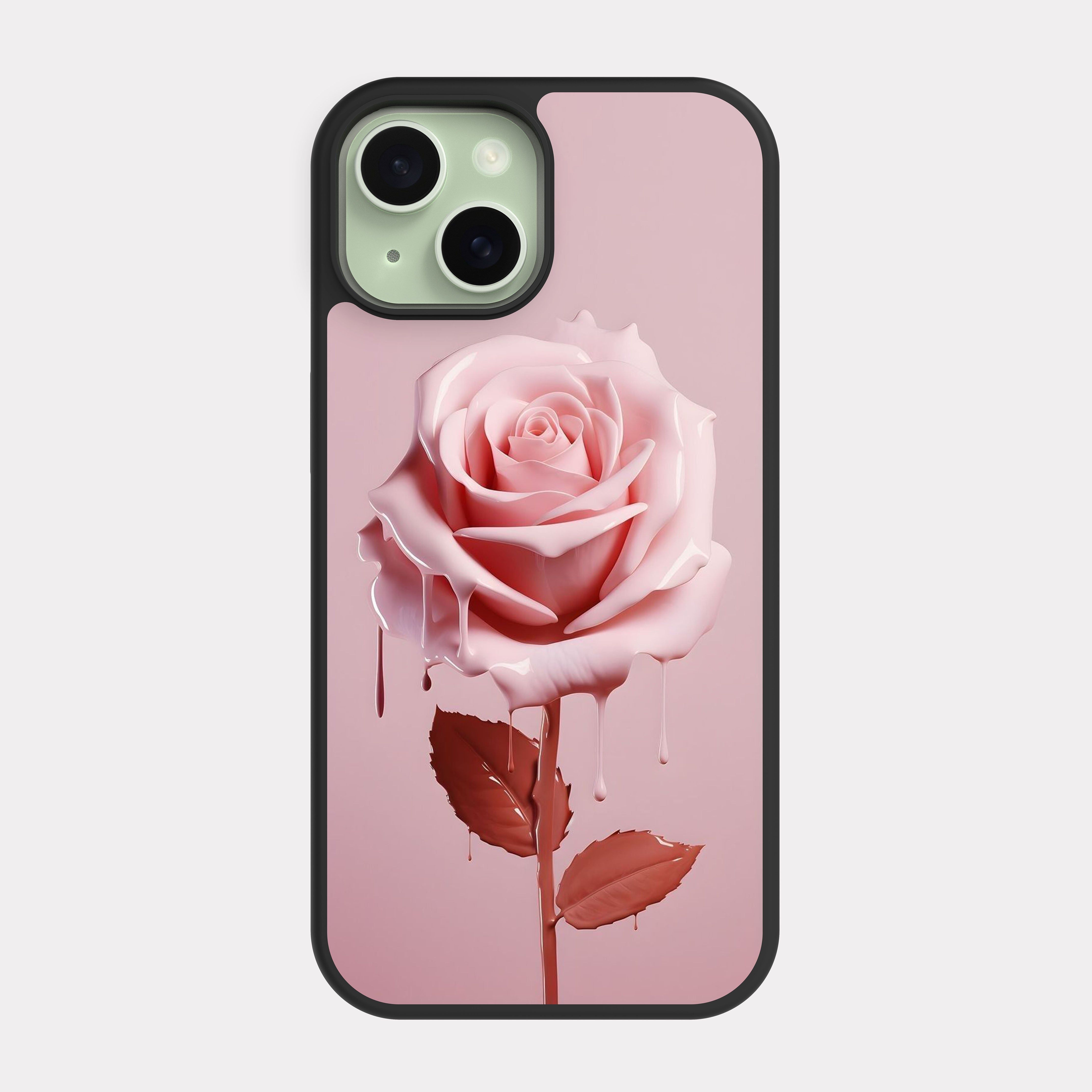iPhone 15 case cover Juri Roses Pink
