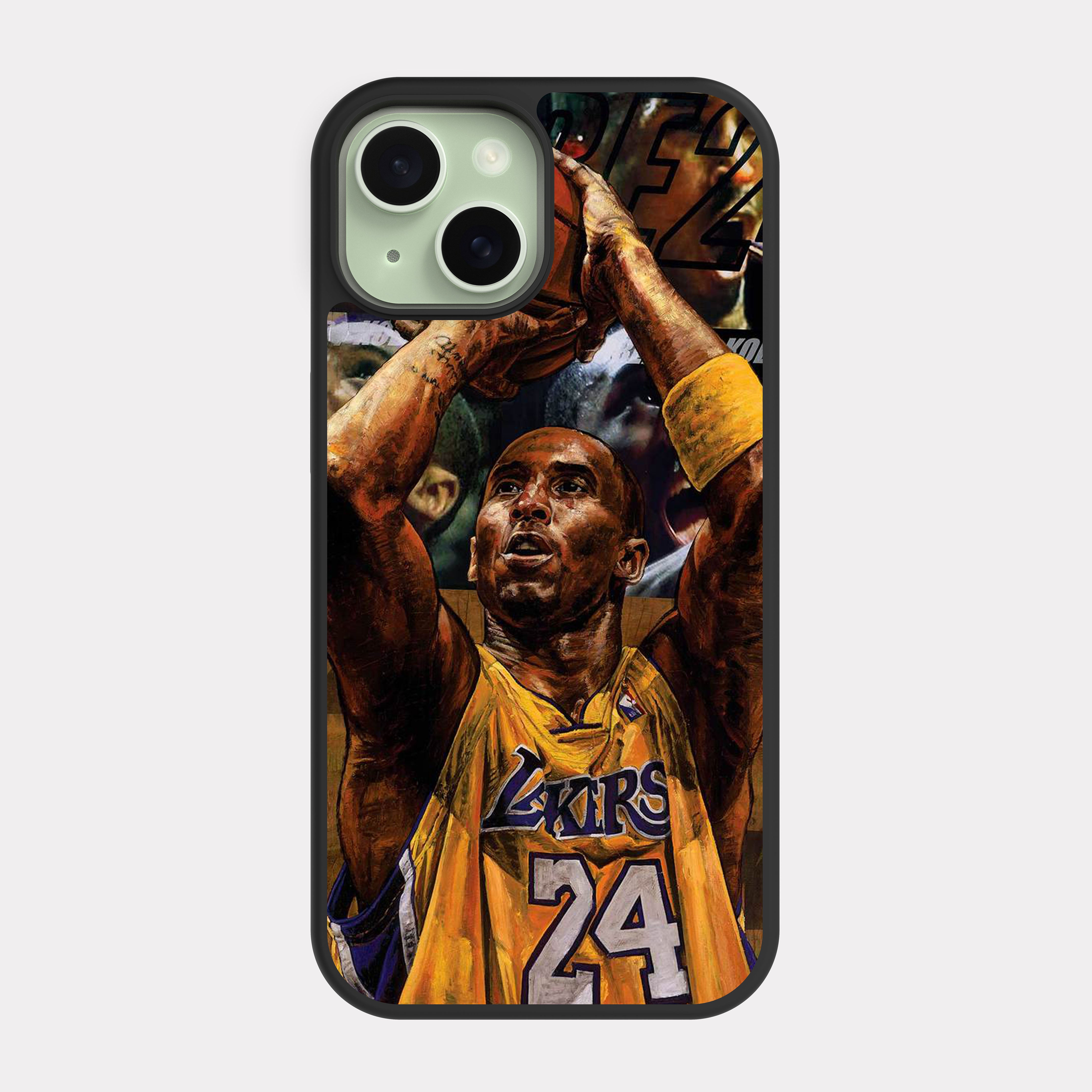 iPhone 15 case cover Kobe Bryant Brown