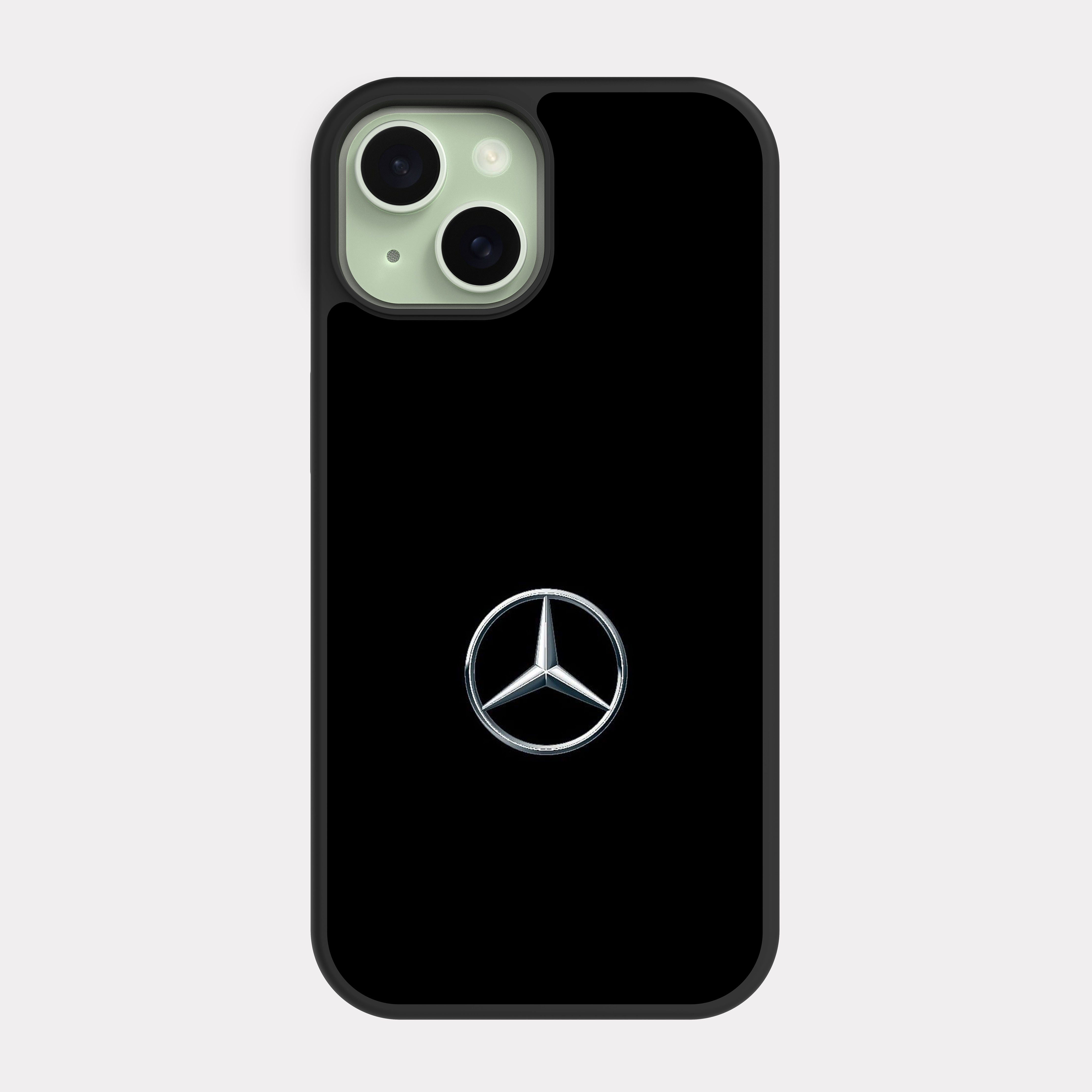 iPhone 15 case cover Mercedes Icon White