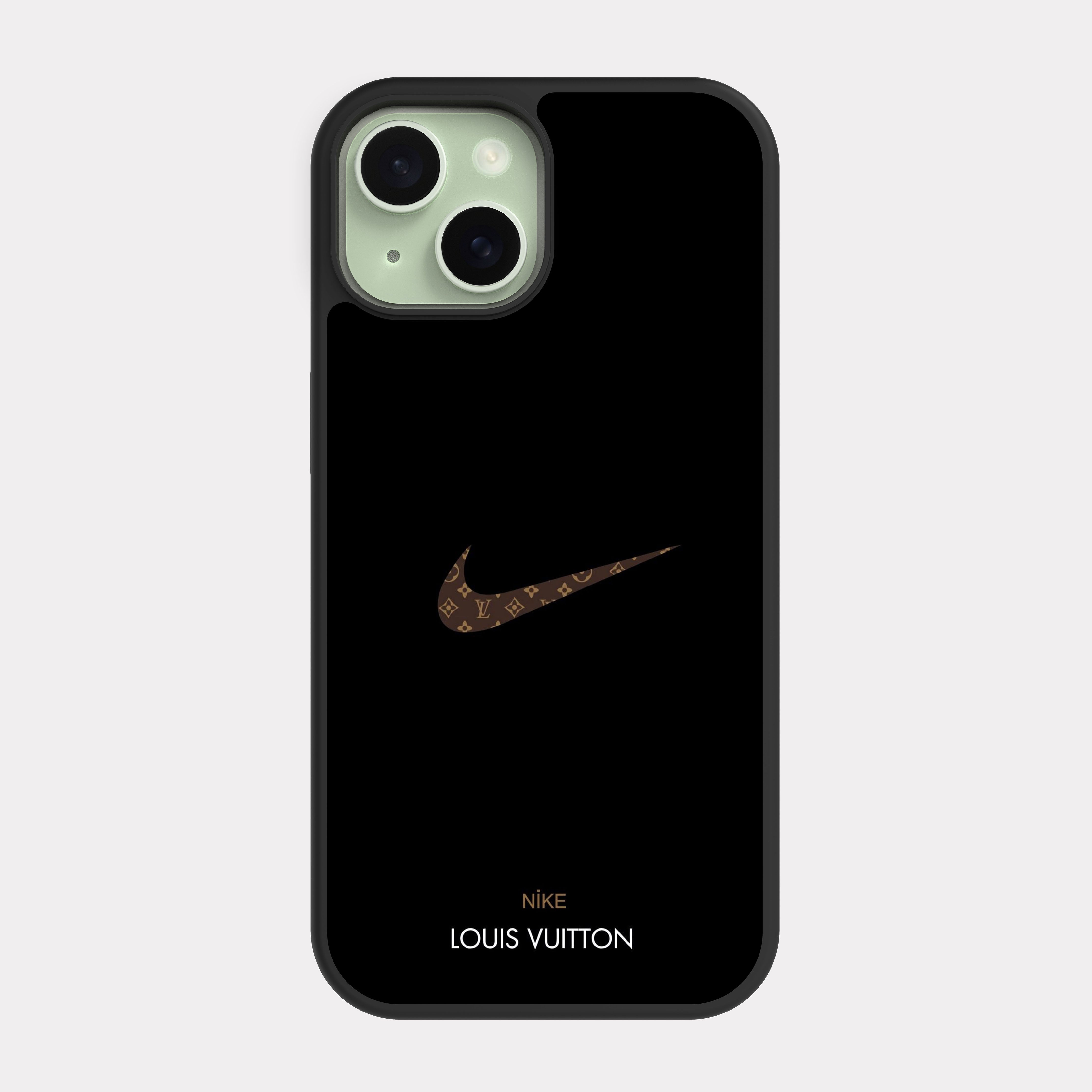 iPhone 15 case cover Nike And Louis Vuitton Black