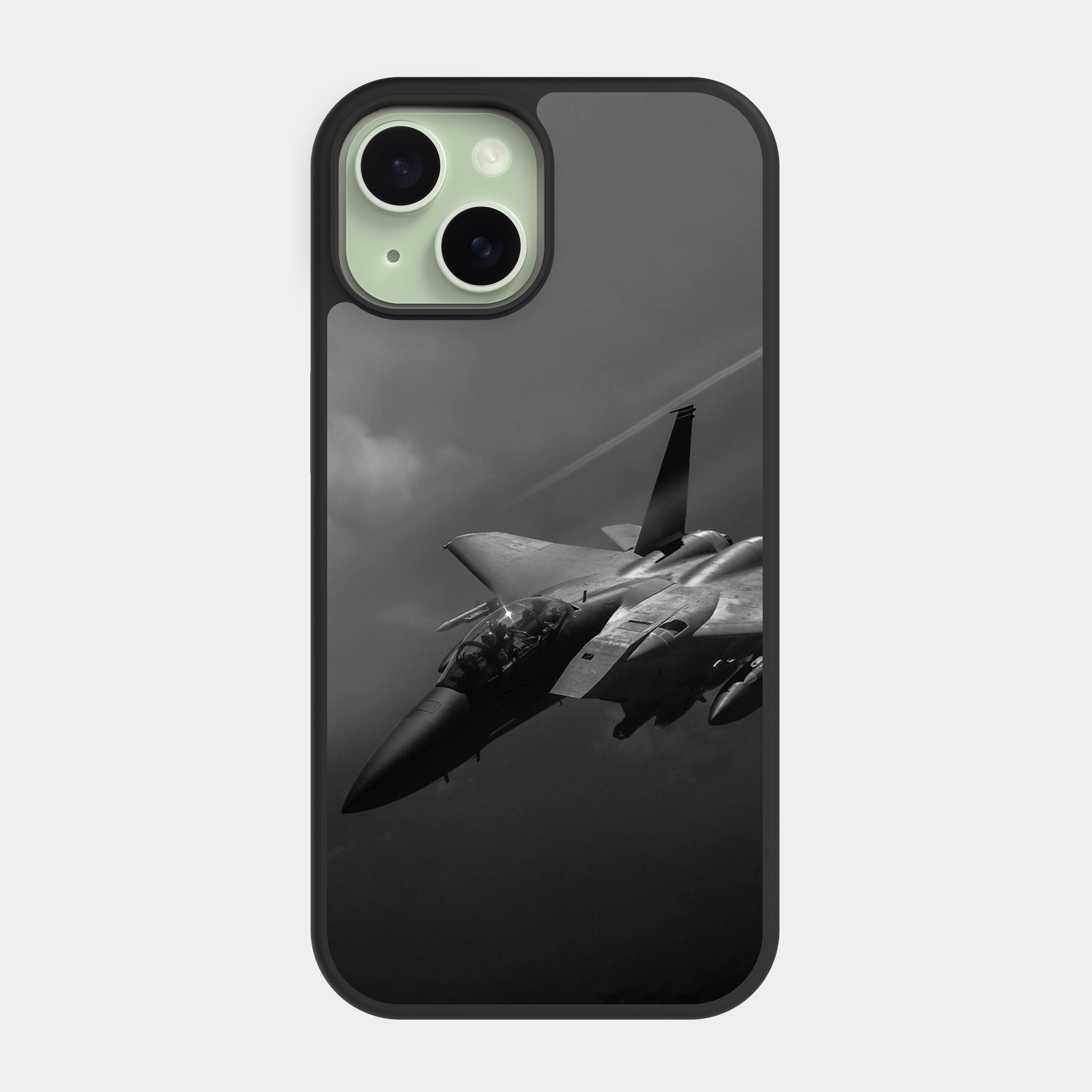iPhone 15 case cover F 15 Eagle Aircraft Black