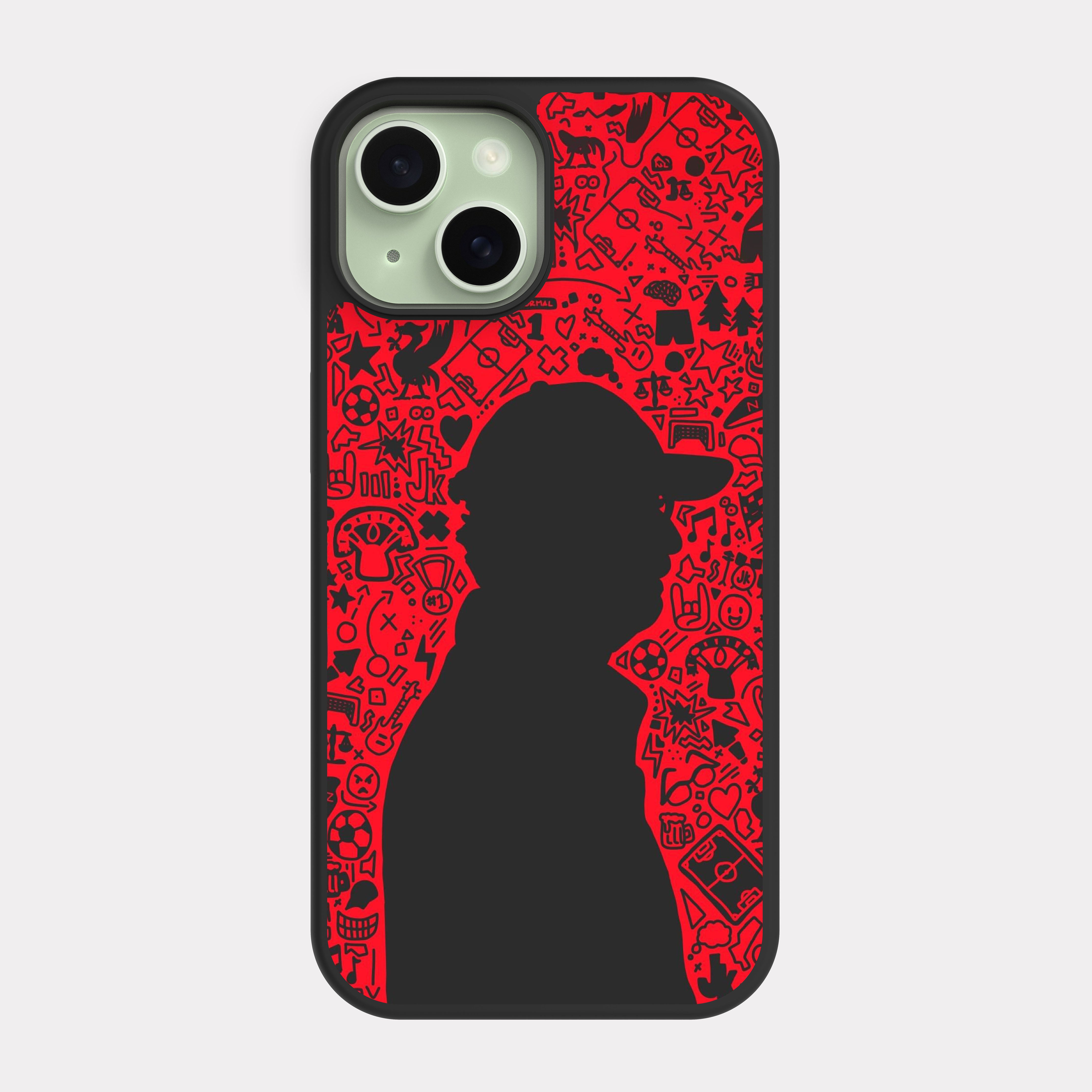 iPhone 15 case cover Jürgen Klopp Liverpool Red