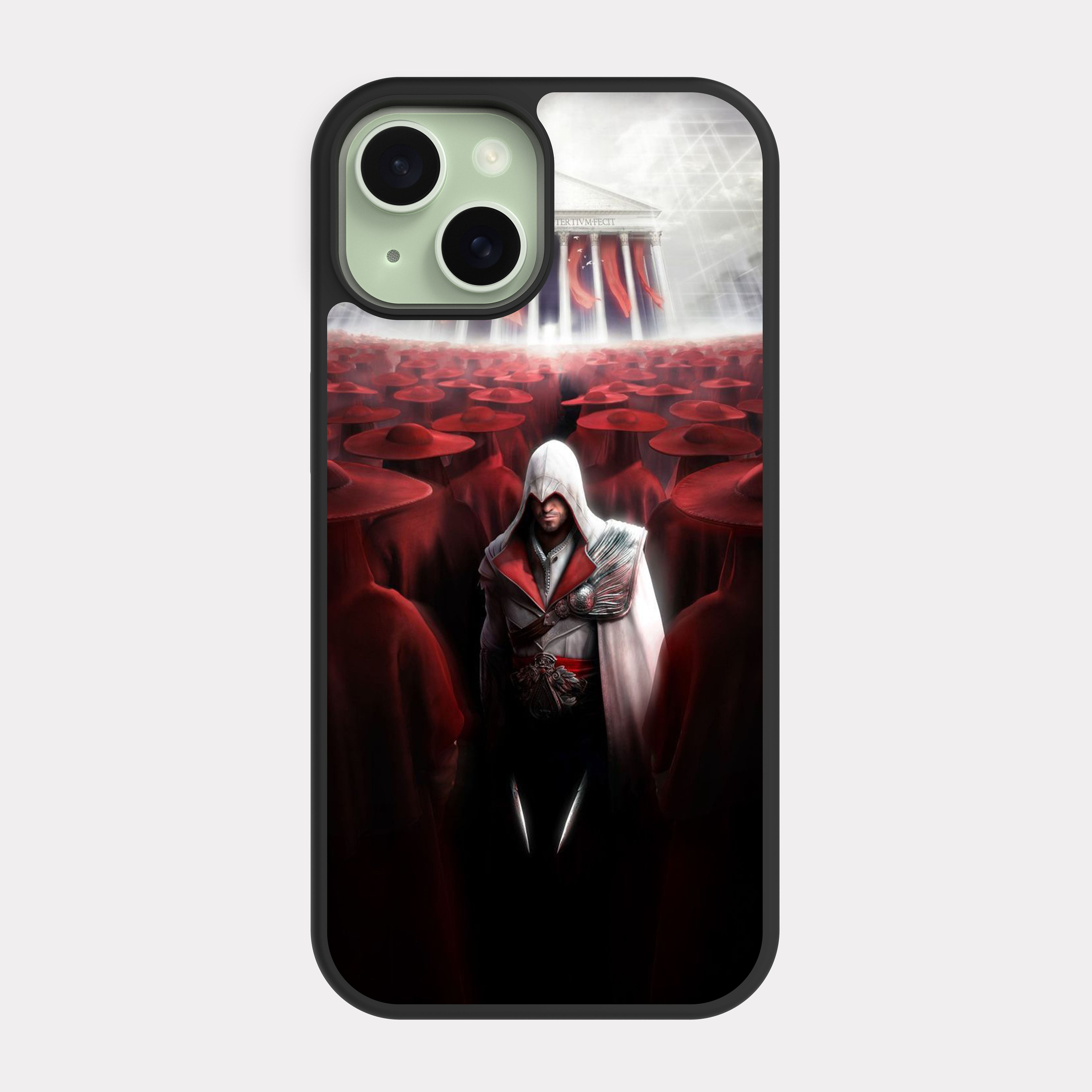 iPhone 15 case cover Assassin's Creed Red