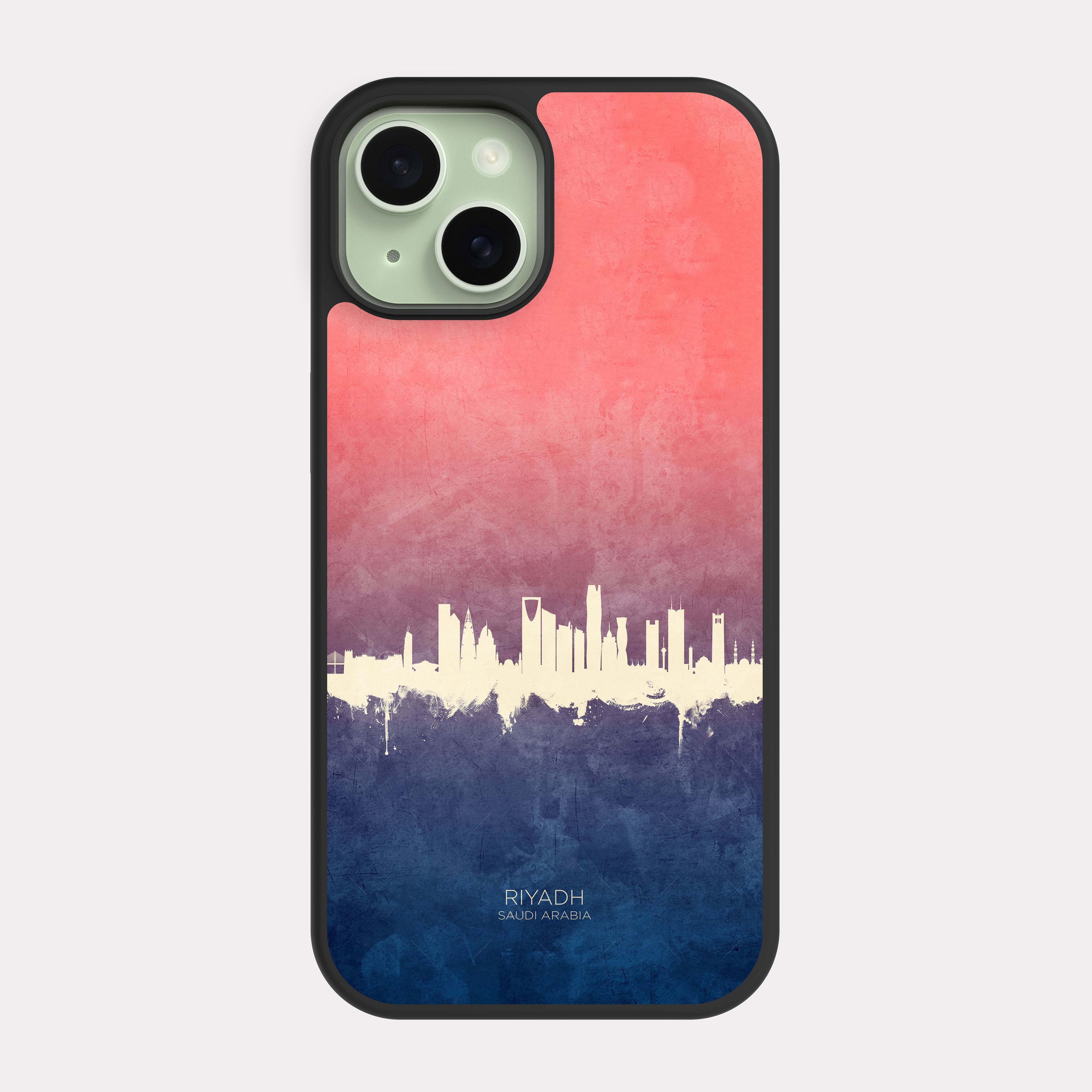 iPhone 15 case cover Riyadh City Cyan