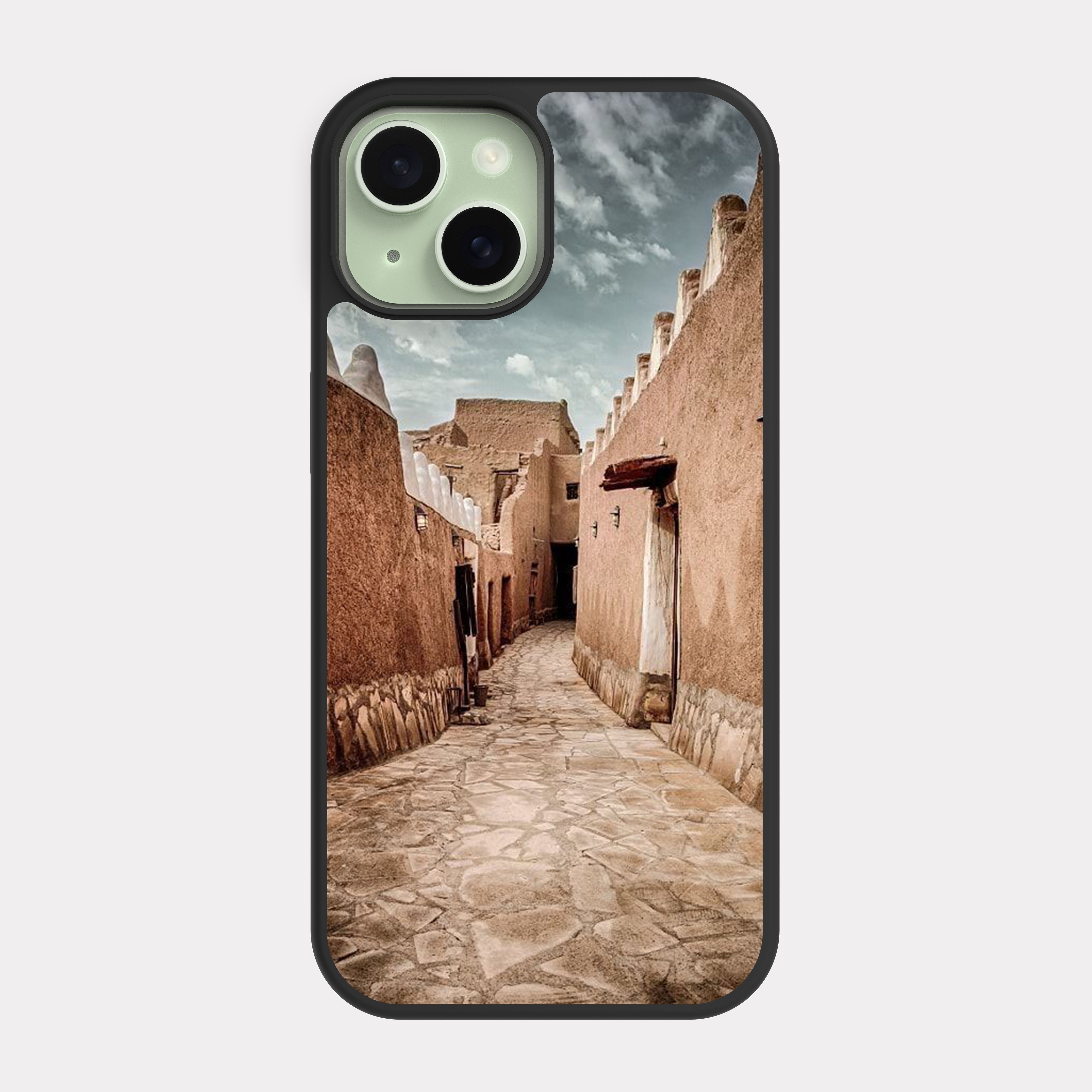 iPhone 15 case cover Diriyah Old Saudi Arabia Beige