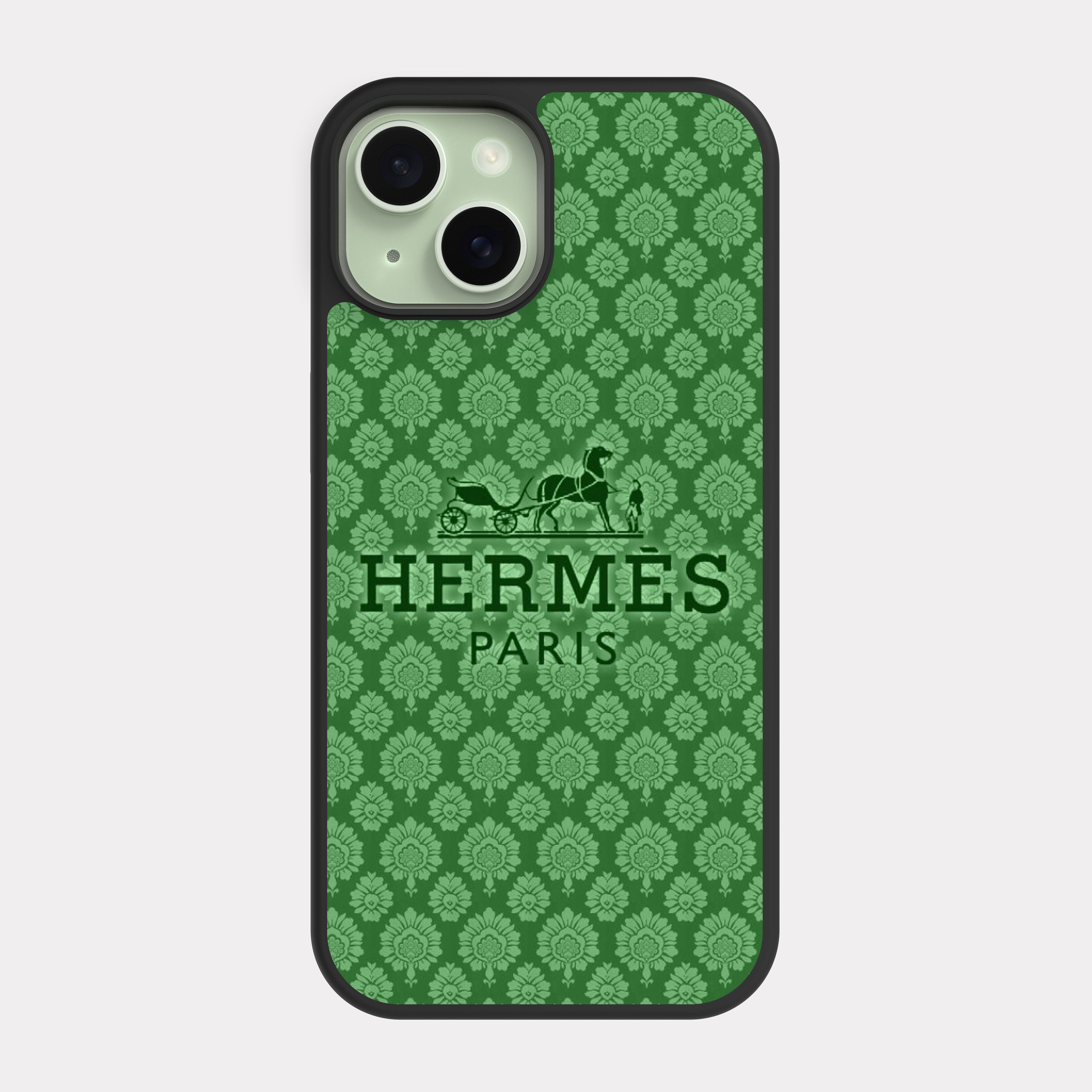 iPhone 15 case cover Hermes Black