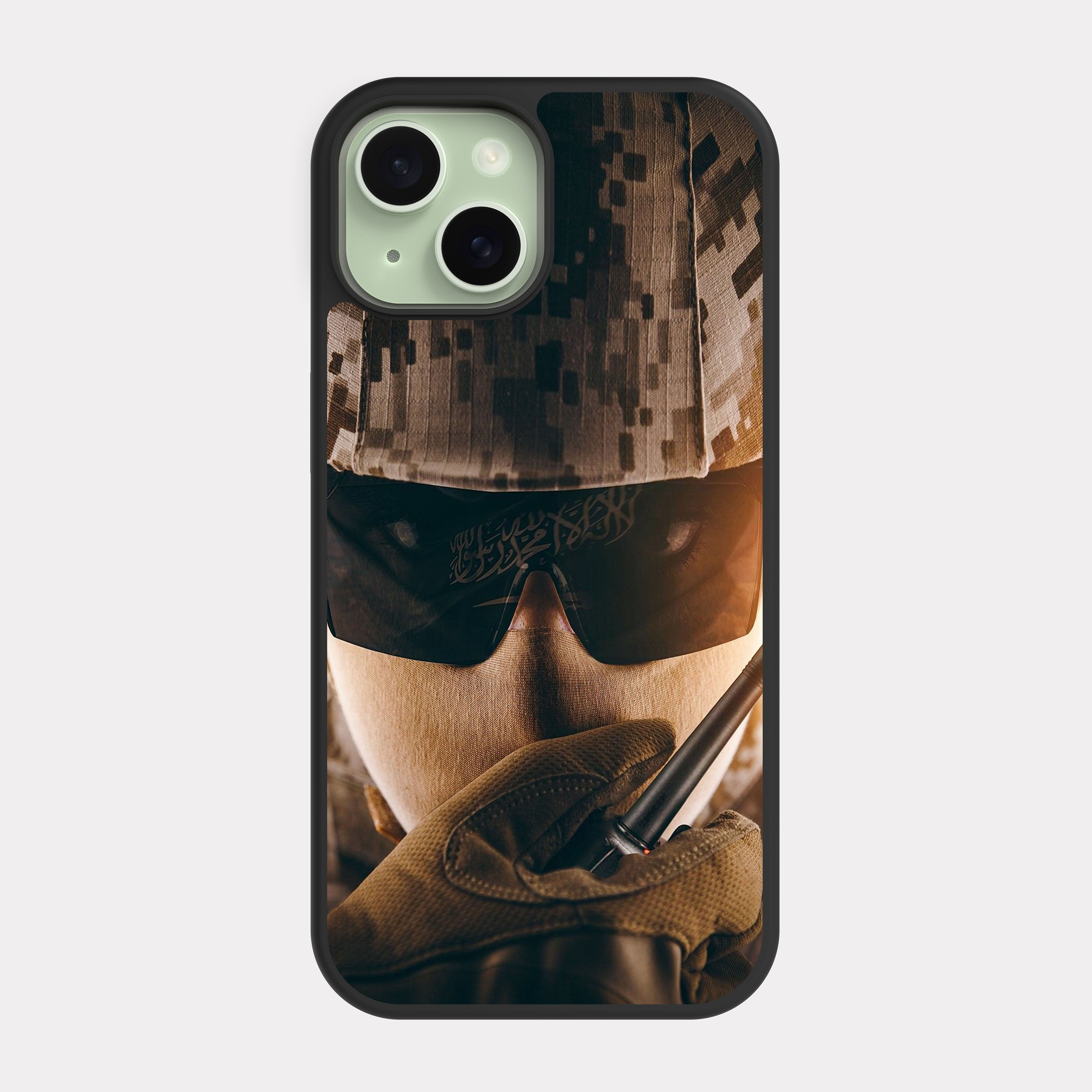 iPhone 15 case cover Saudi Soldier
