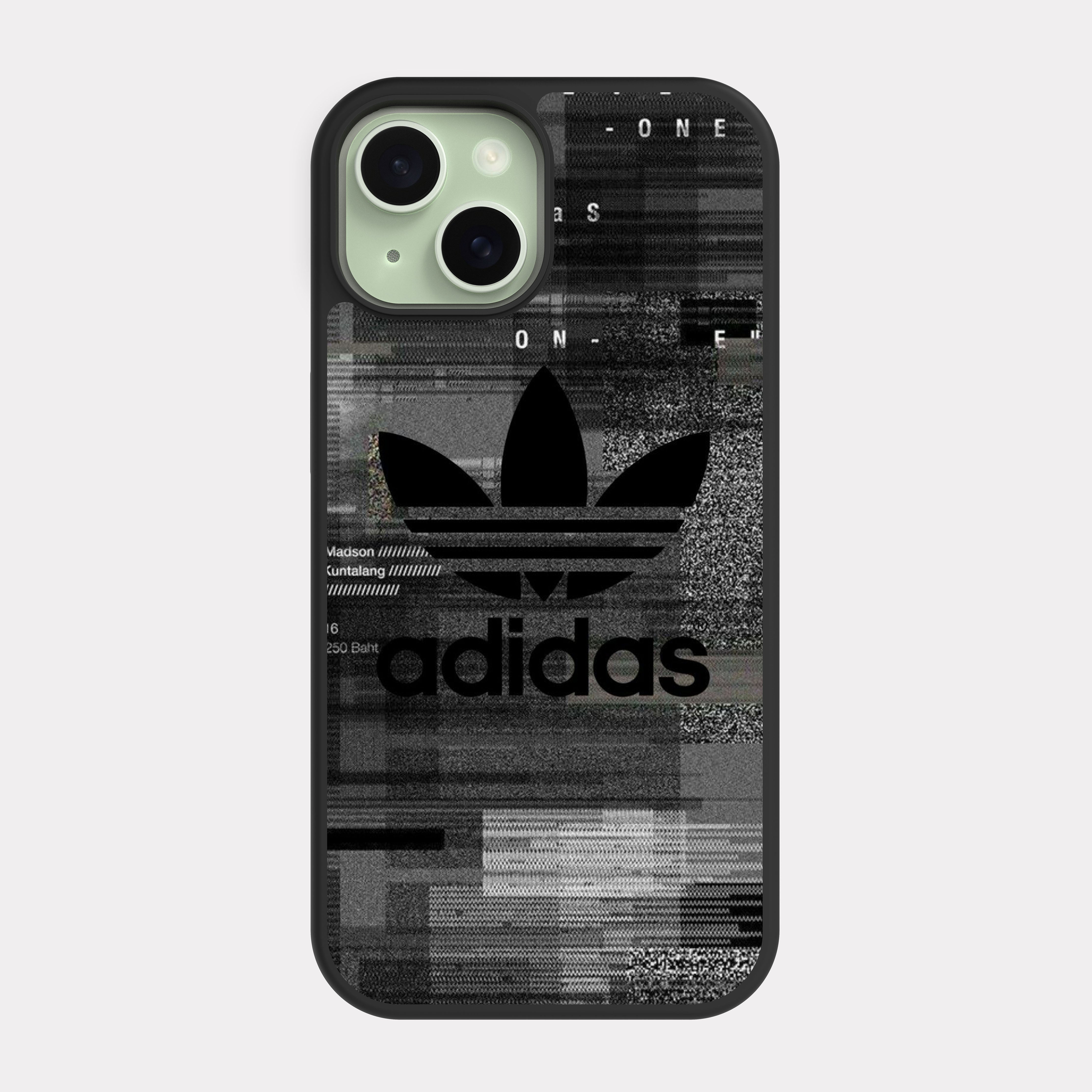 iPhone 15 case cover Adidas White and Black