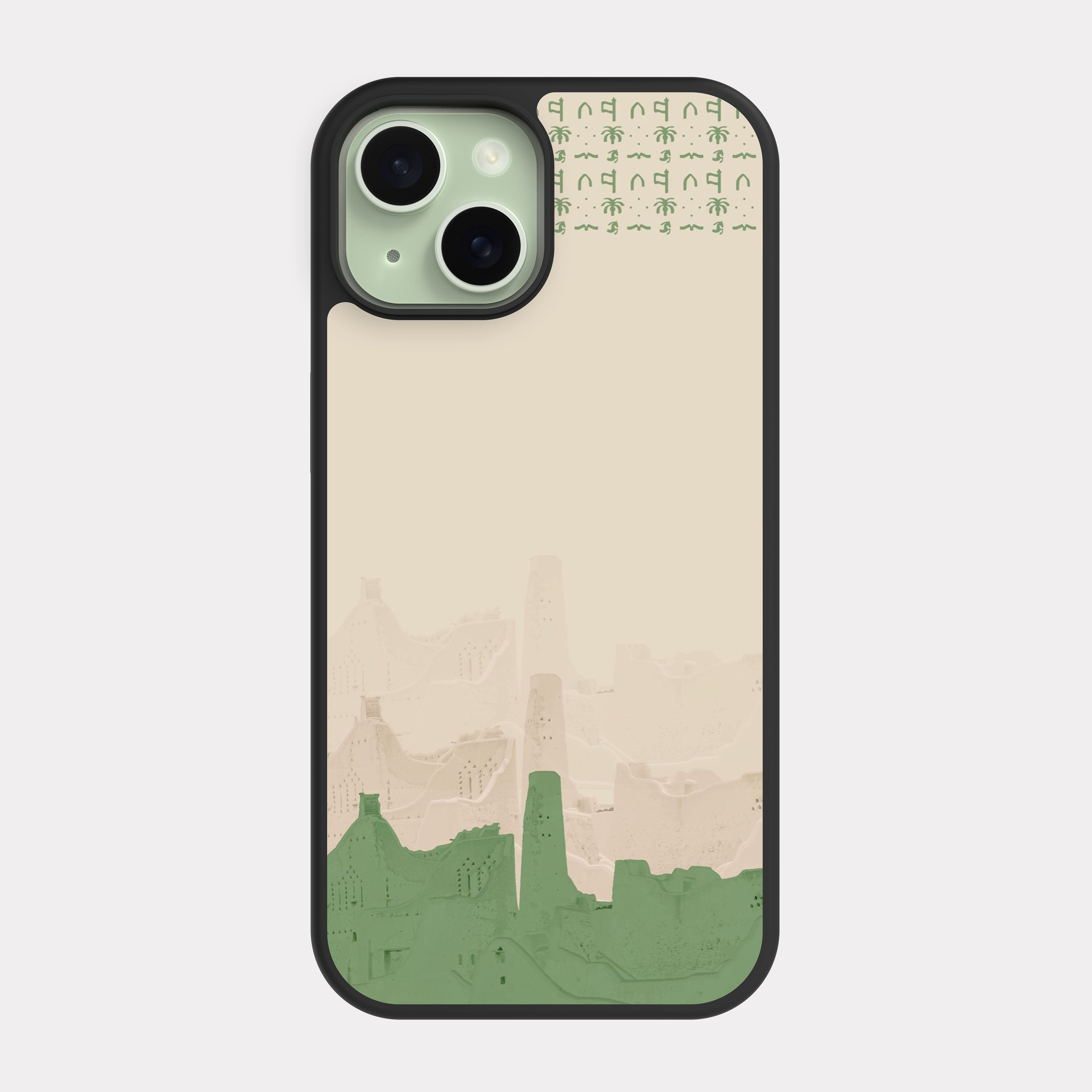 iPhone 15 case cover Old Saudi Arabia Beige
