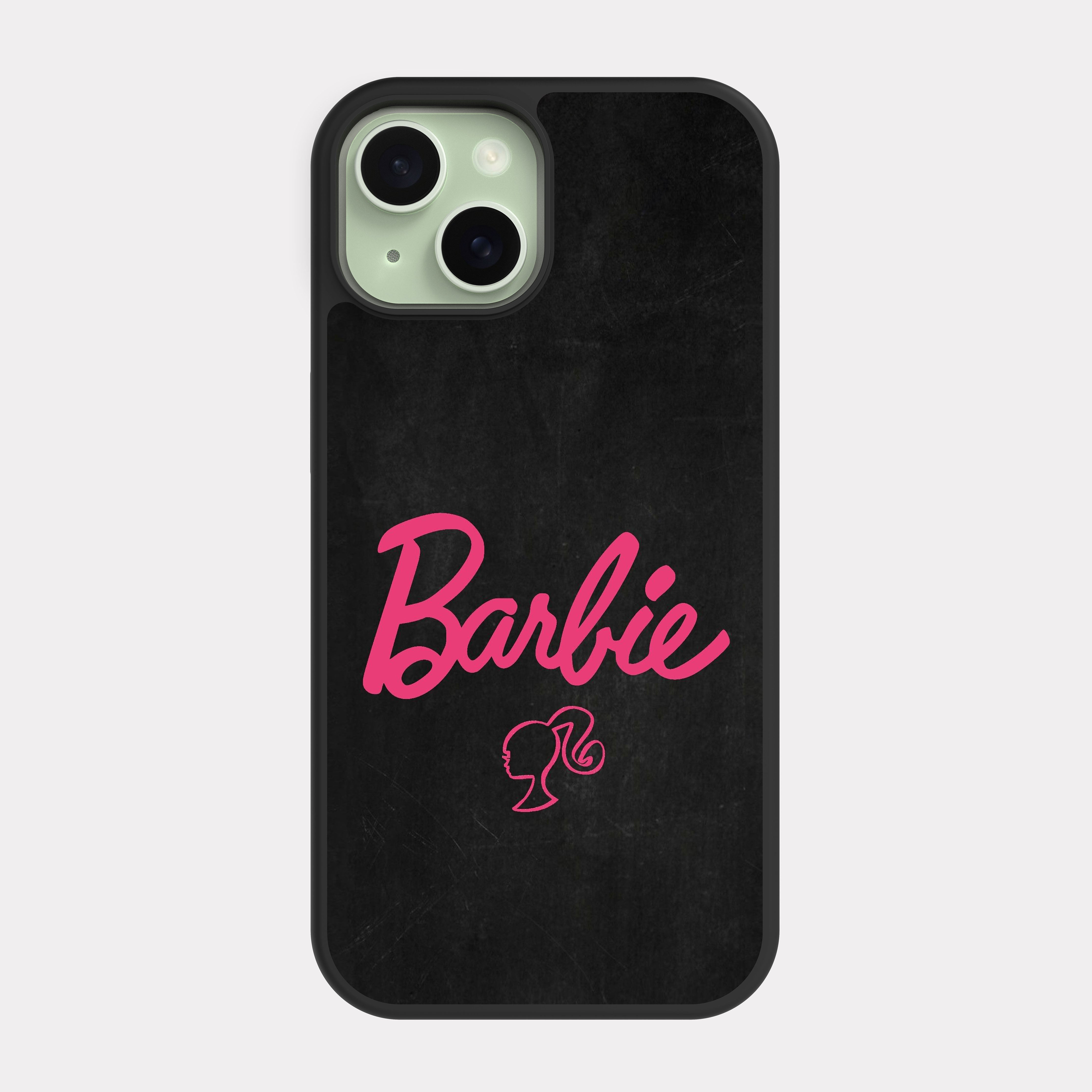 iPhone 15 case cover Barbie Grey