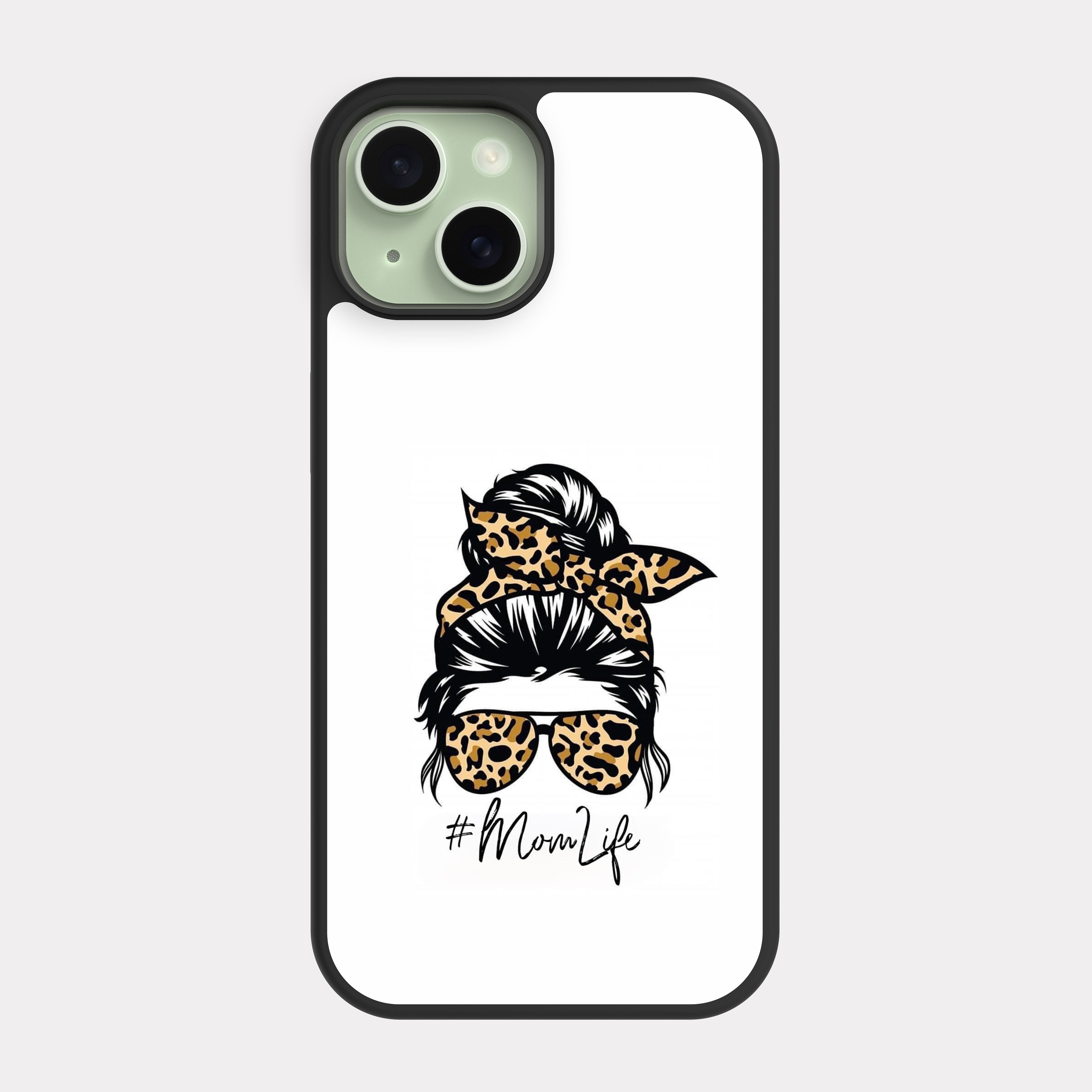 iPhone 15 case cover Attractive Black White