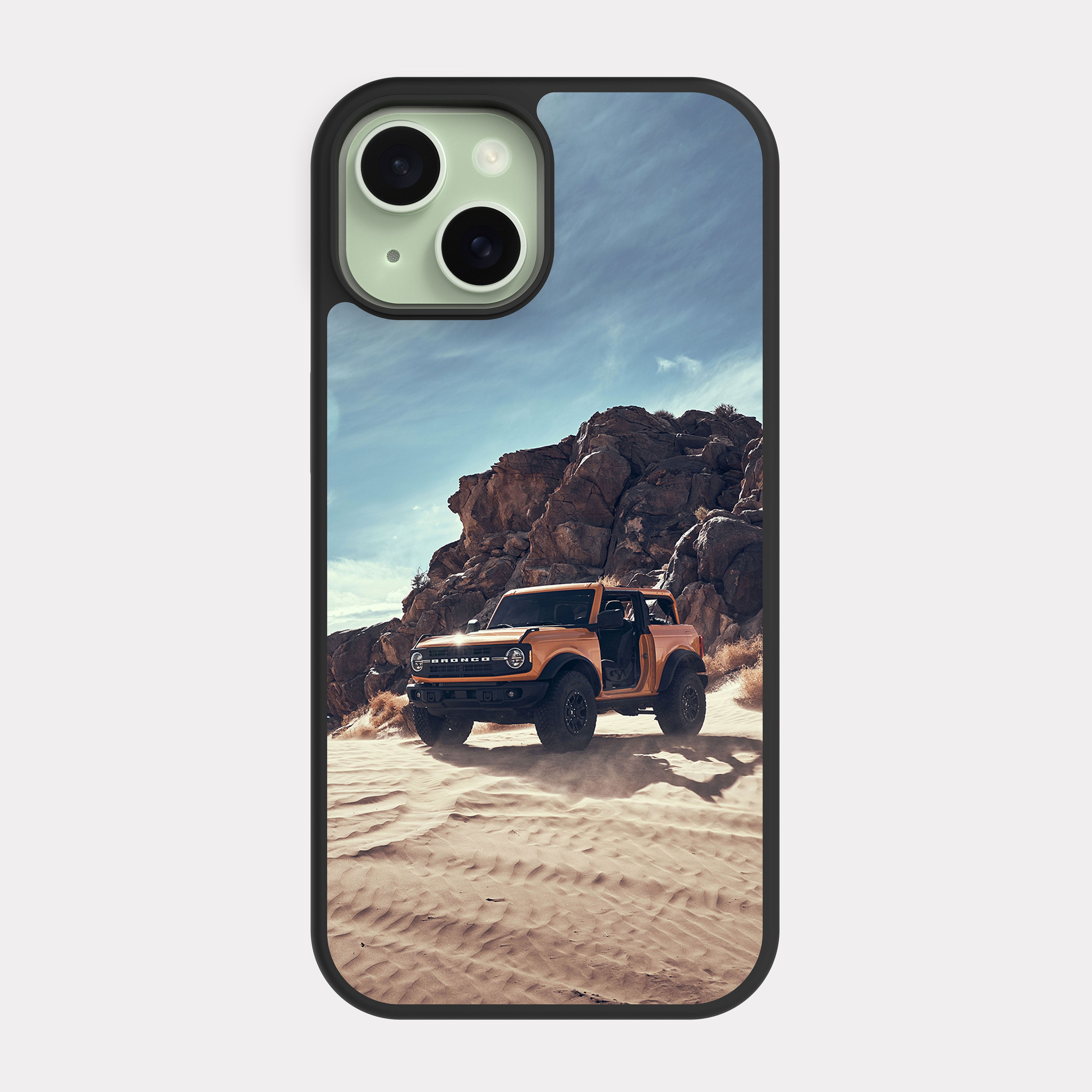 iPhone 15 case cover Ford Bronco Beige