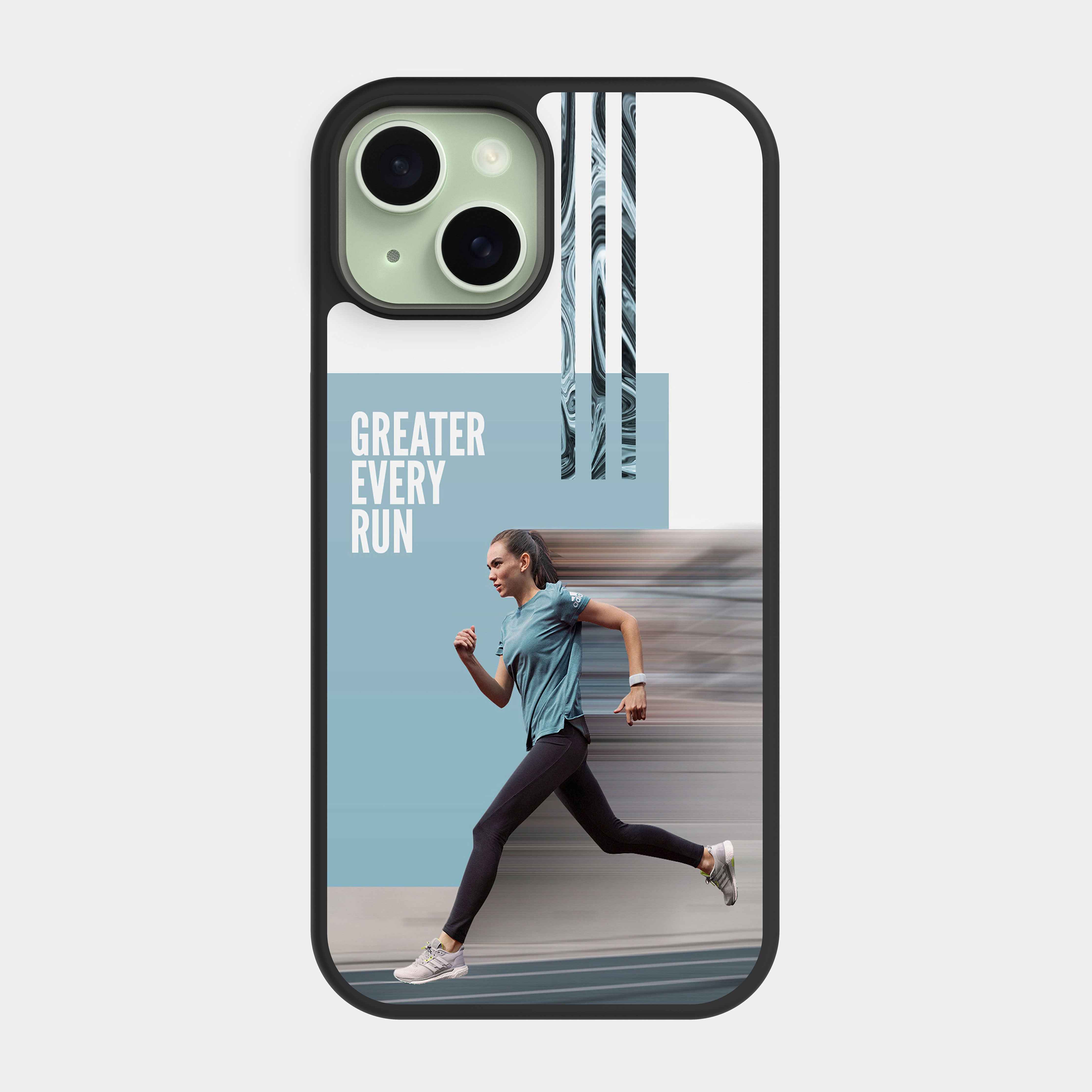iPhone 15 case cover Runner Cyan