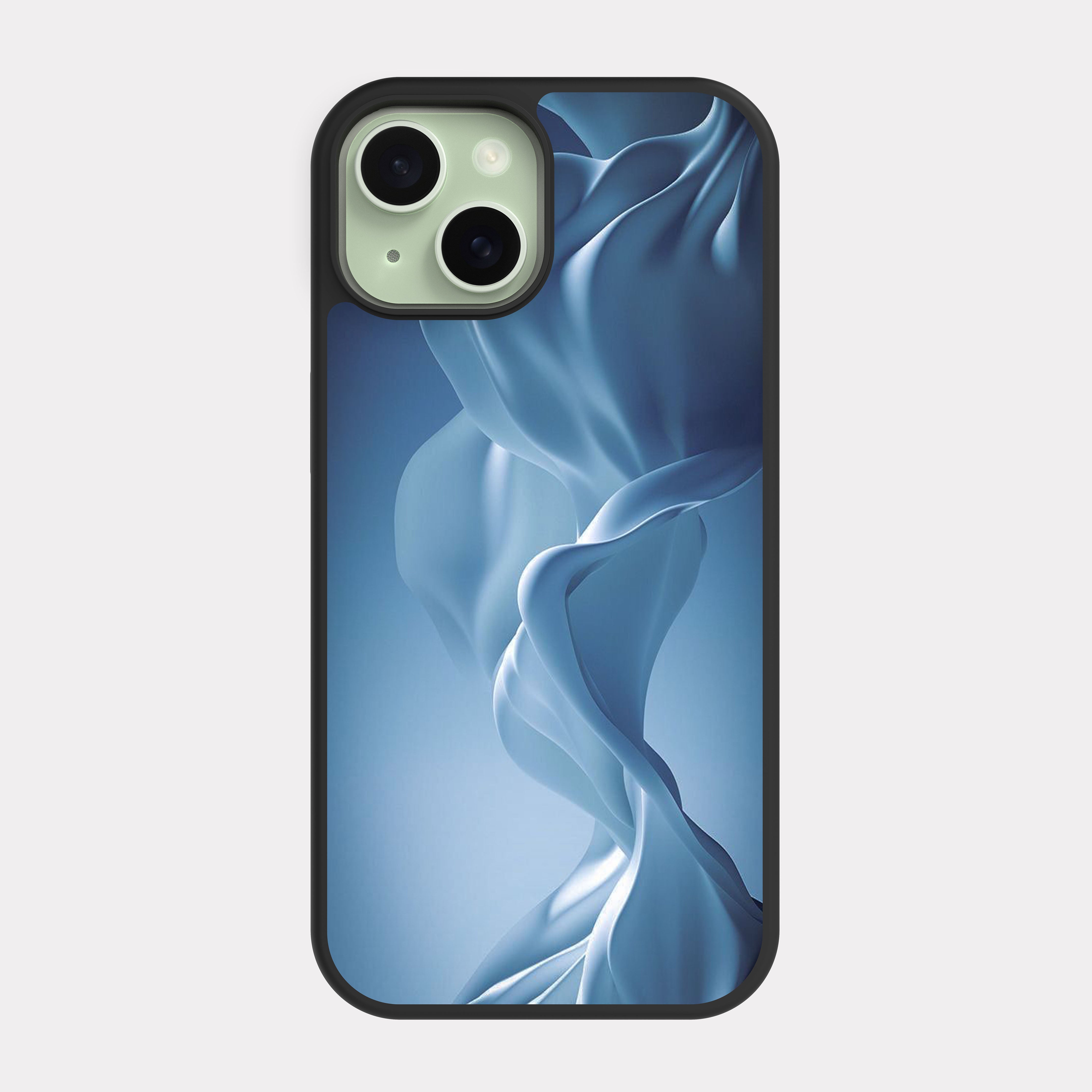 iPhone 15 case cover Cyan Colors Mixing