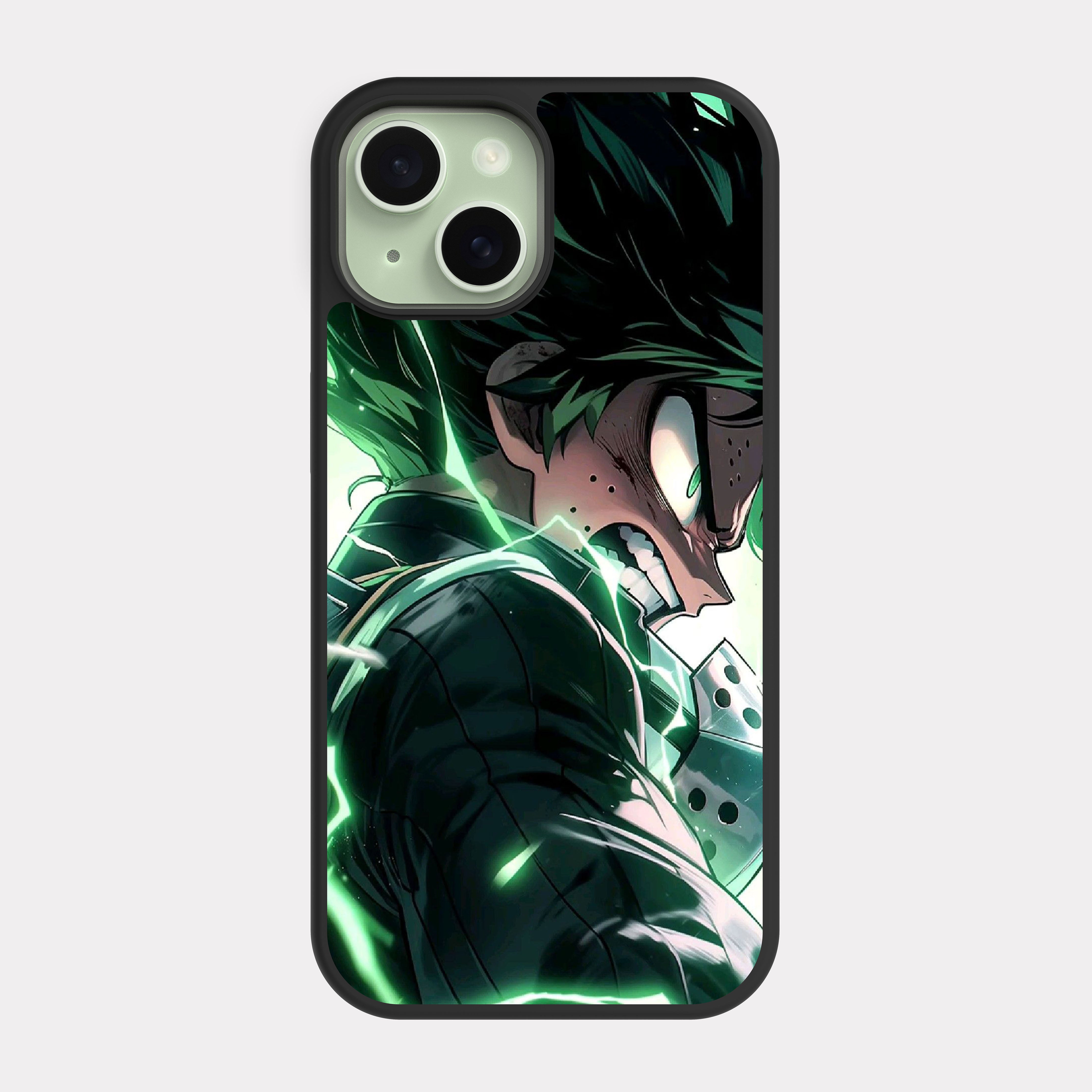 iPhone 15 case cover My Hero Academia Izuku Midoriya Green