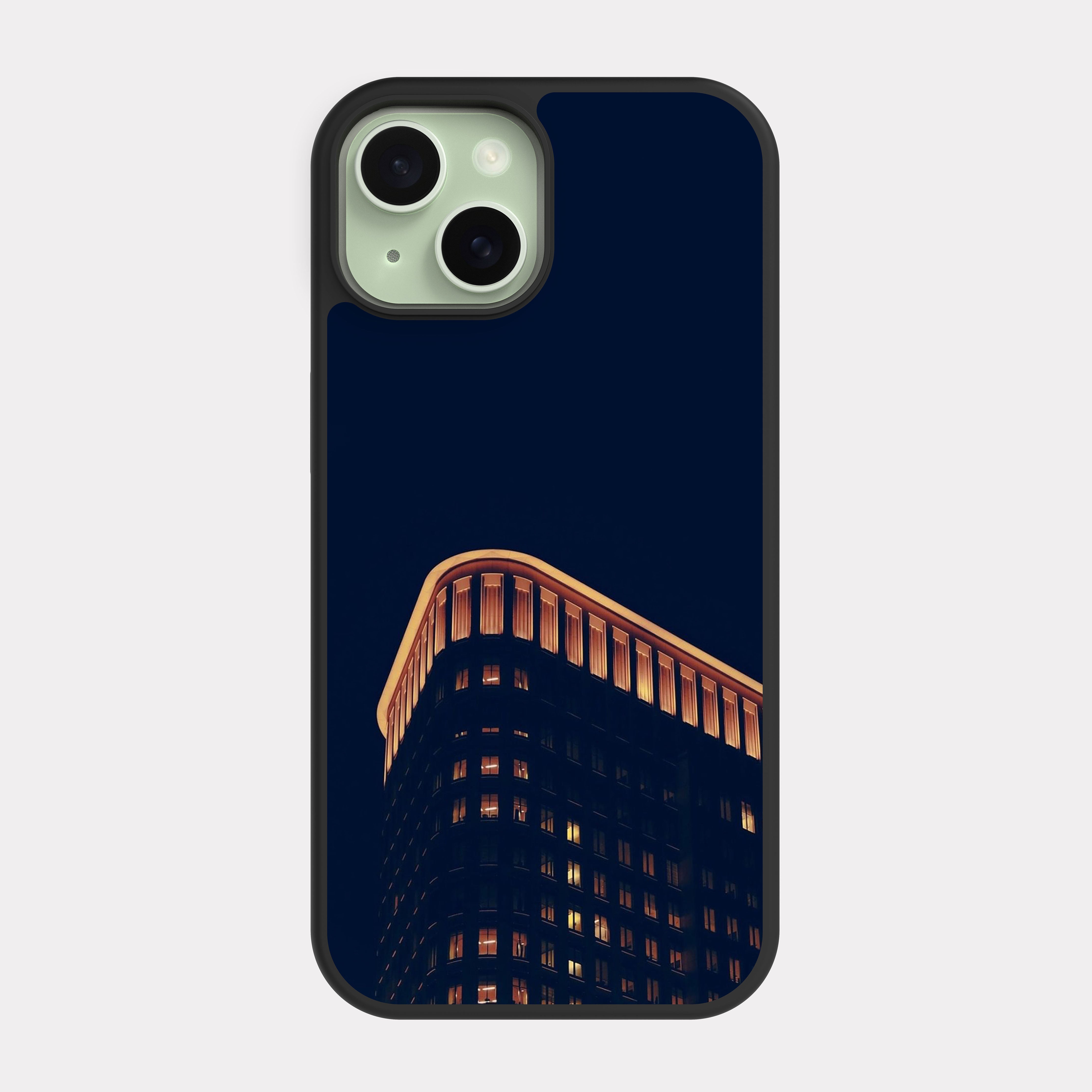 iPhone 15 case cover Architectural Design Orange