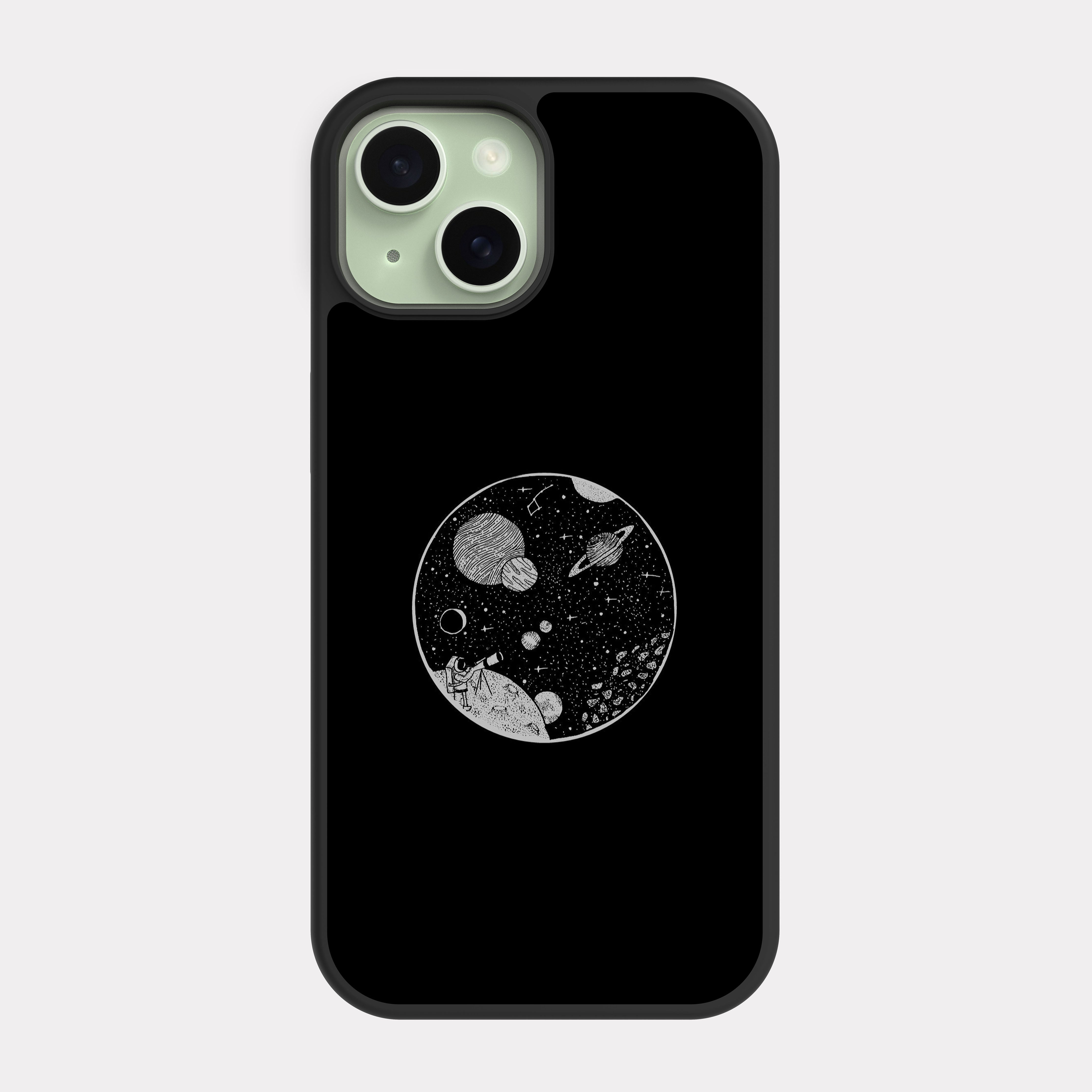 iPhone 15 case cover Astronaut Grey