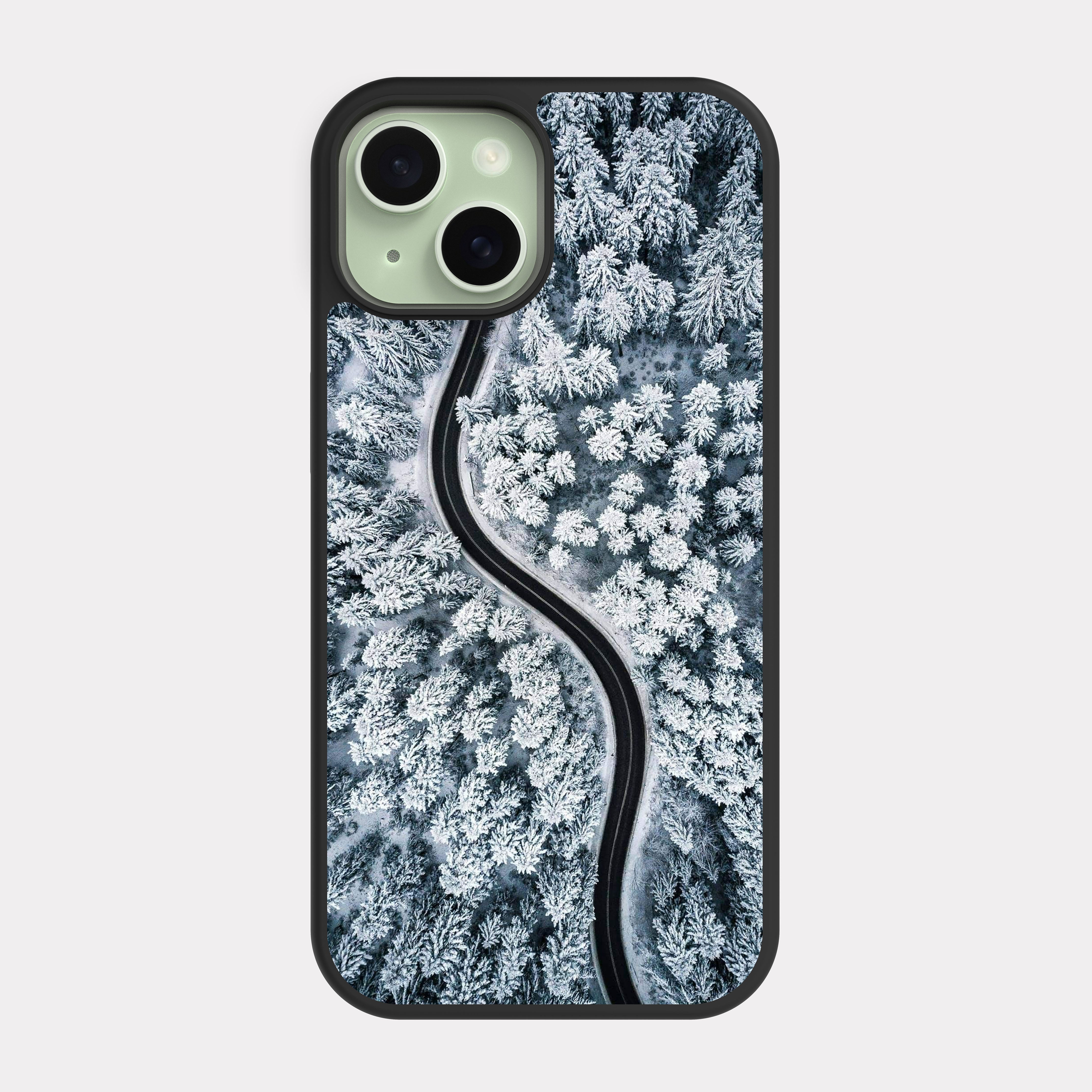 iPhone 15 case cover Ice Road White