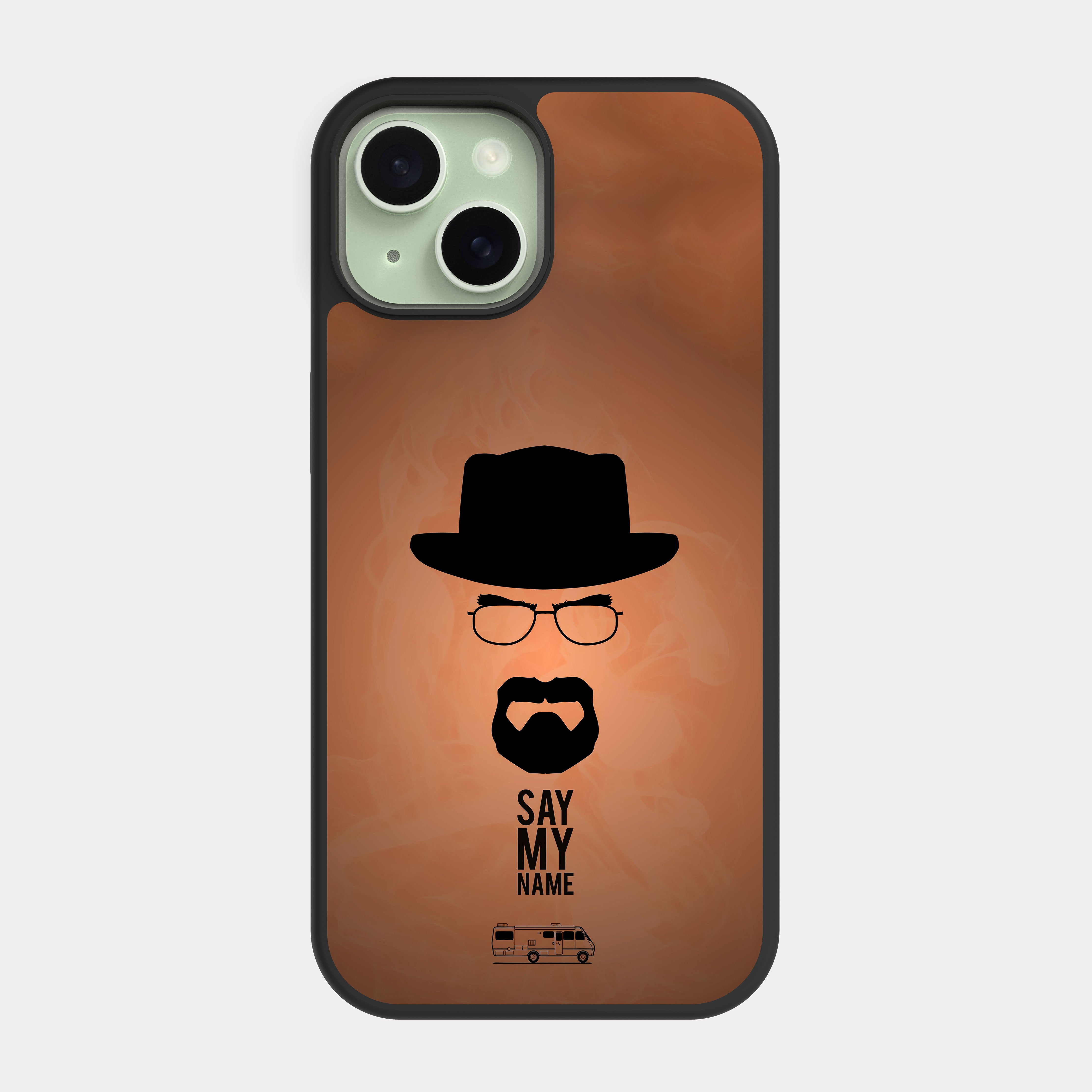 iPhone 15 case cover Walter White Breaking Bad Brown
