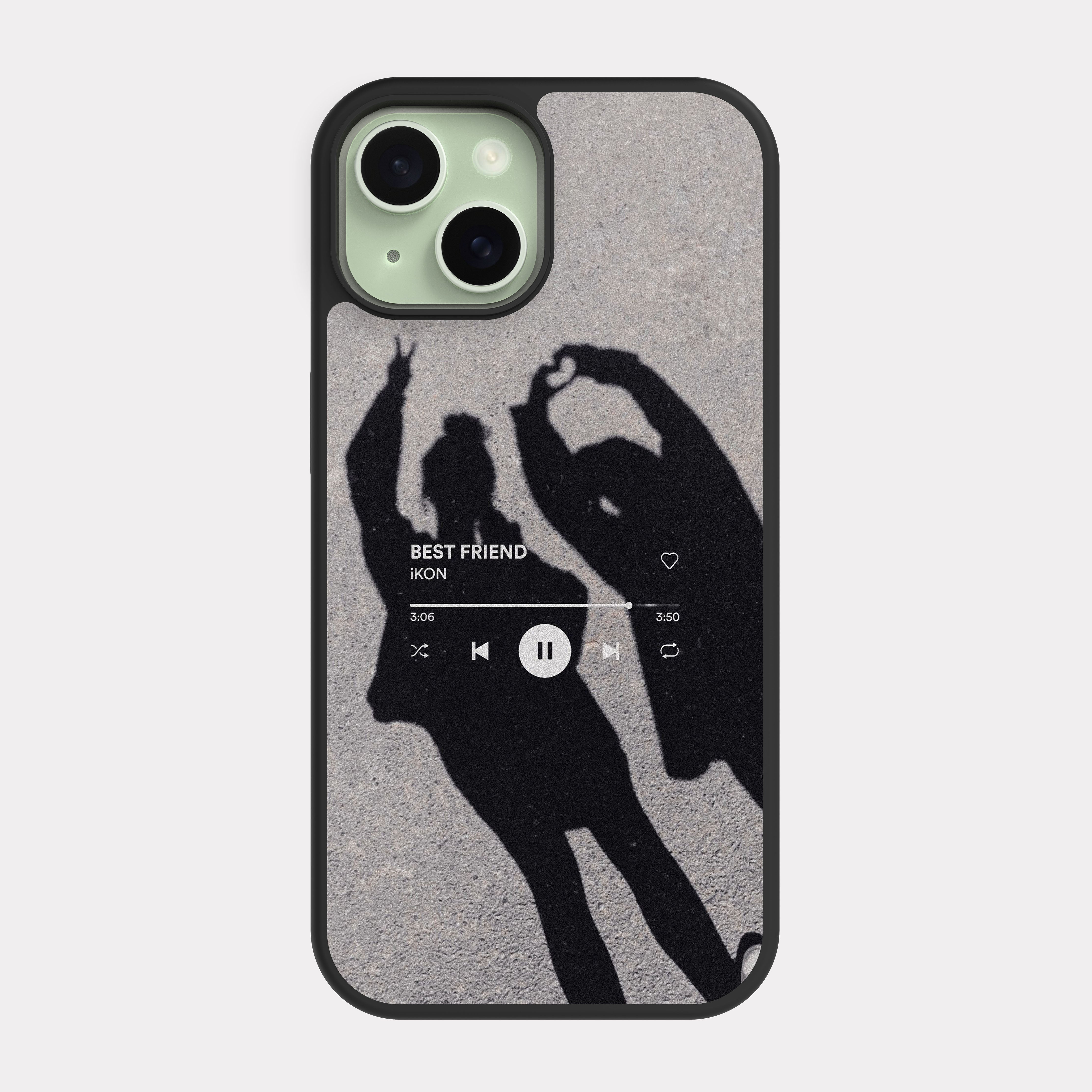 iPhone 15 case cover Best Friends Grey