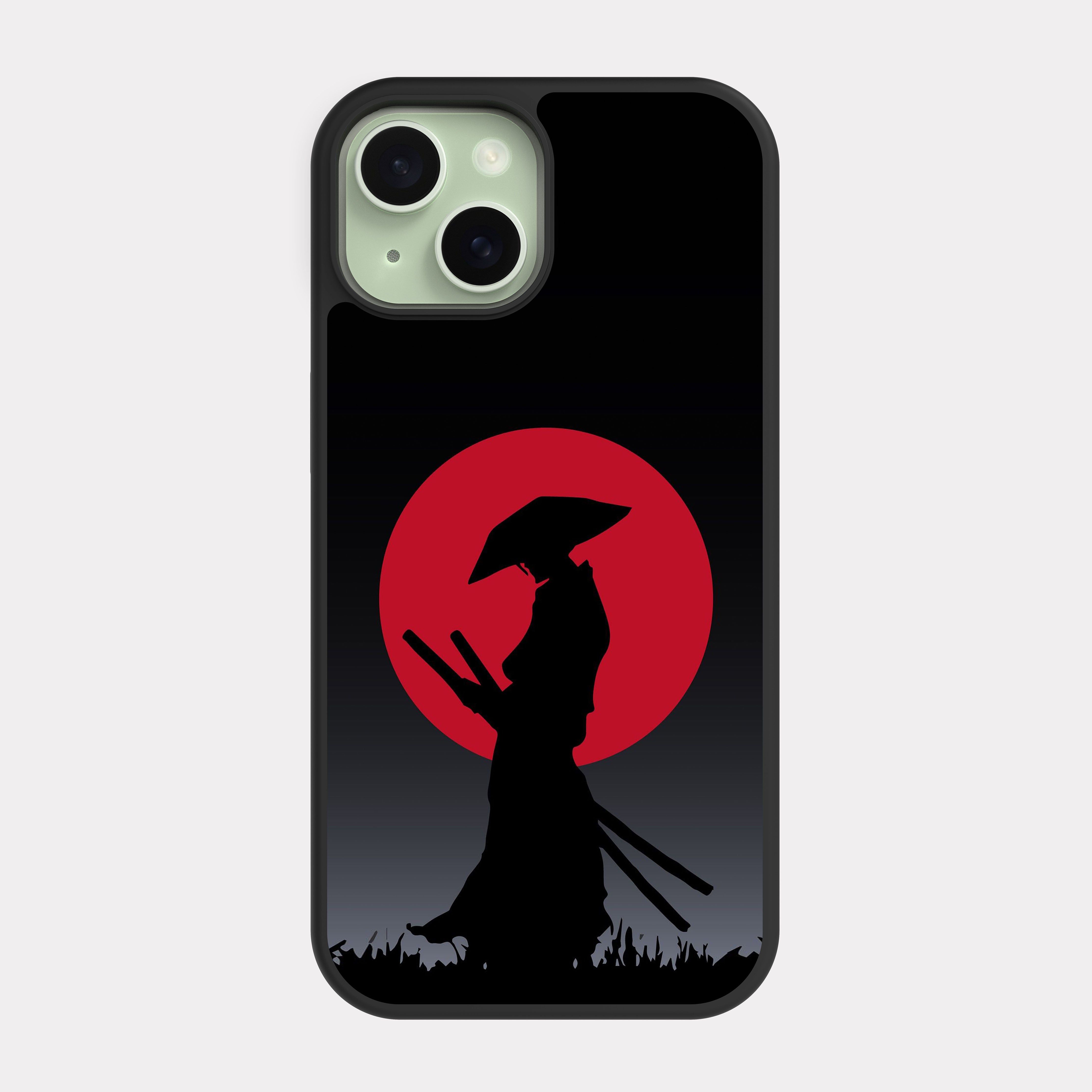 iPhone 15 case cover Japanese Samurai Red
