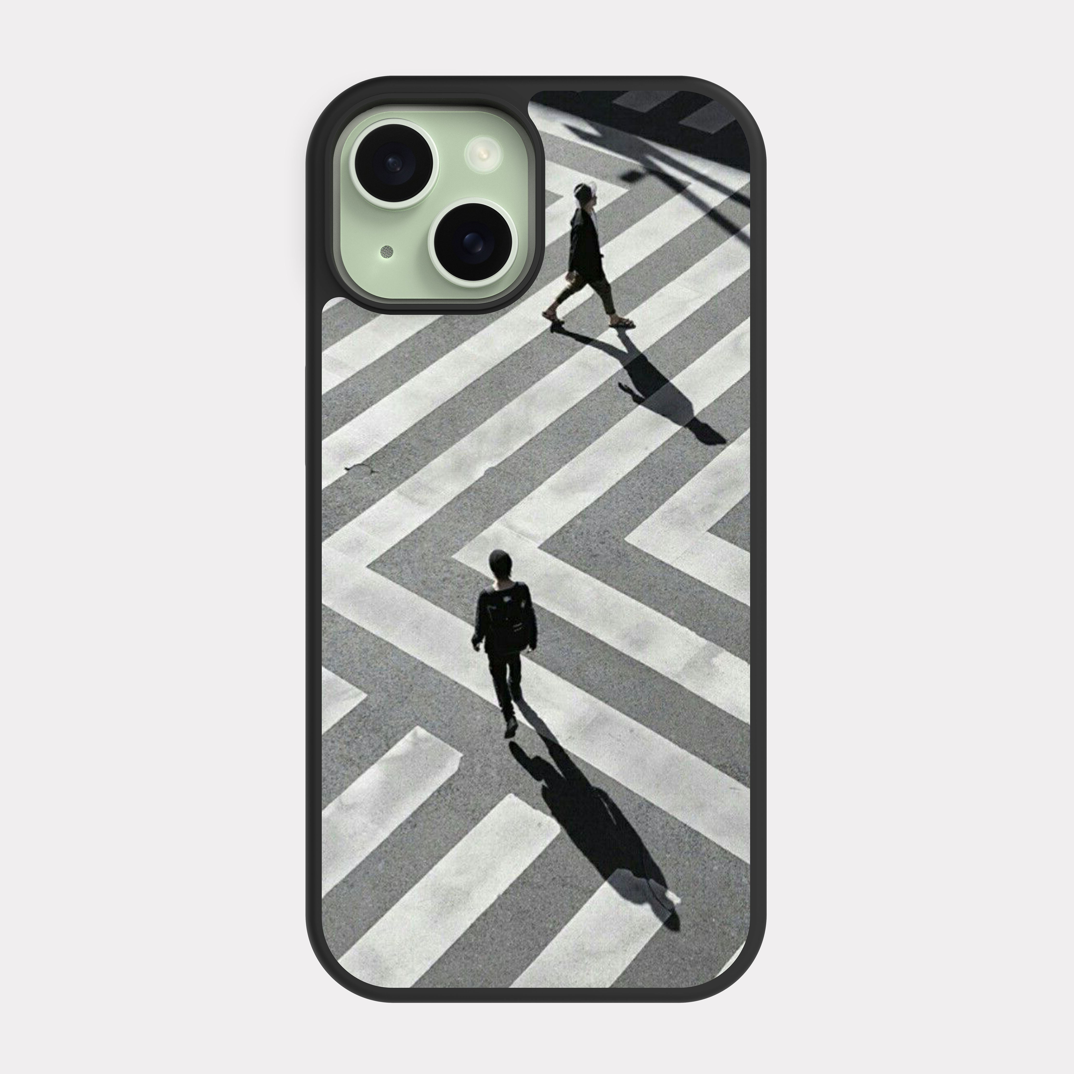 iPhone 15 case cover street White